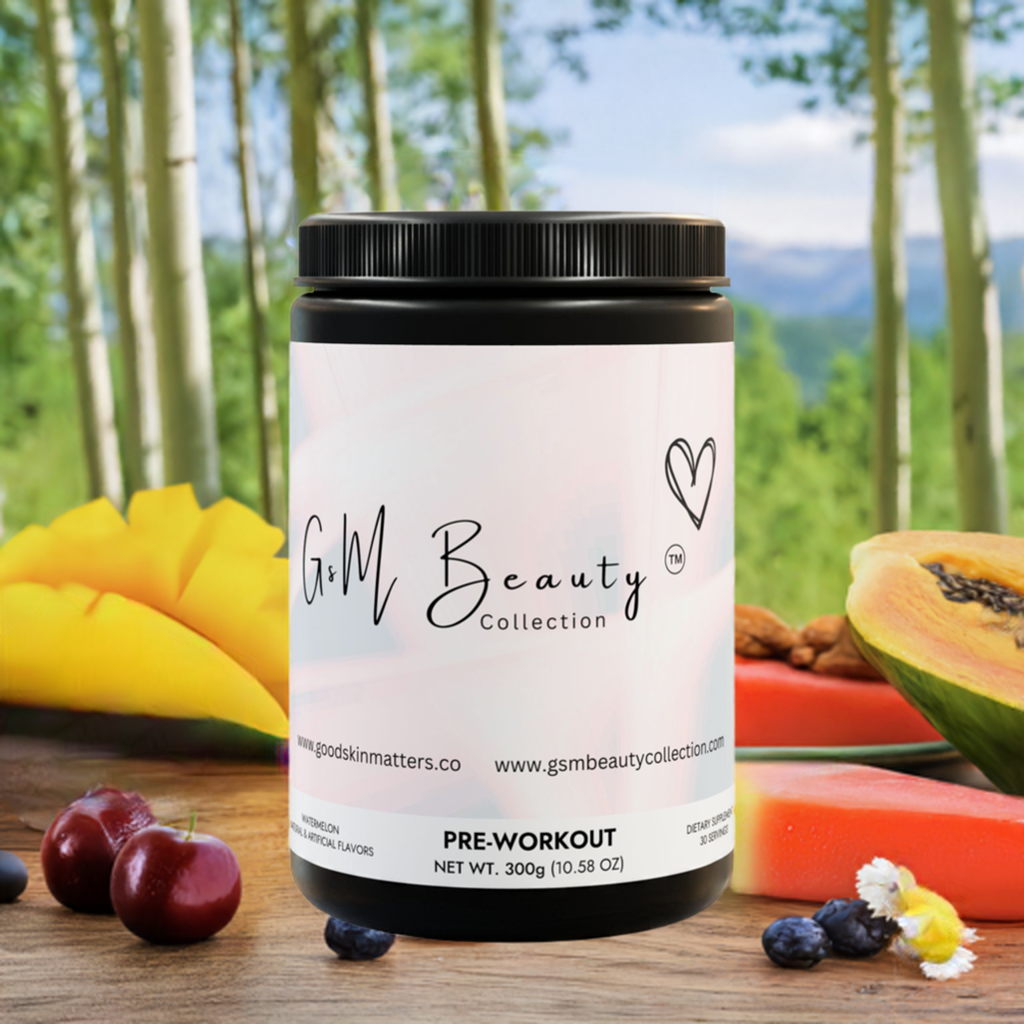 a) Pre-Workout Supplement, Watermelon (300g, 10.58oz)