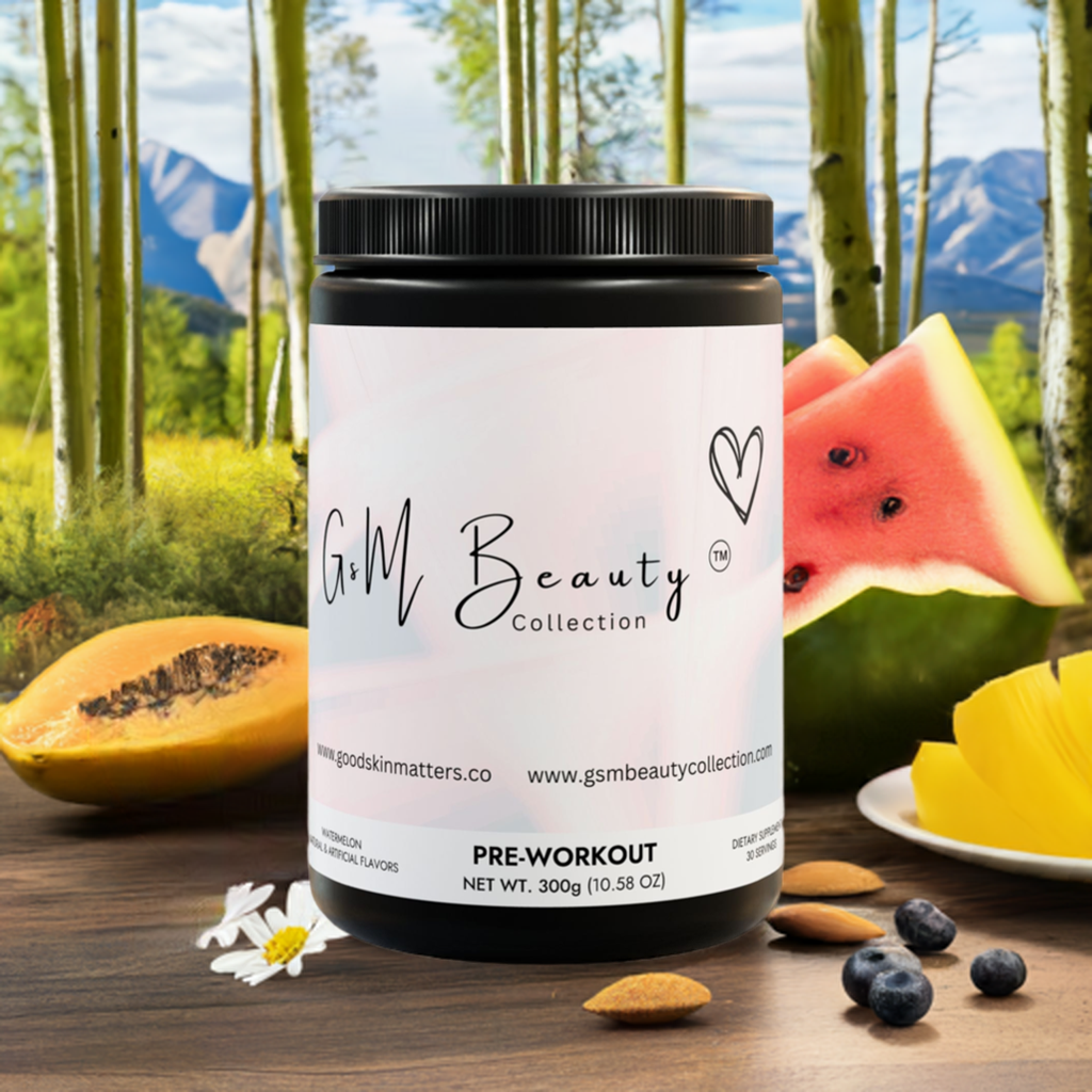 a) Pre-Workout Supplement, Watermelon (300g, 10.58oz)