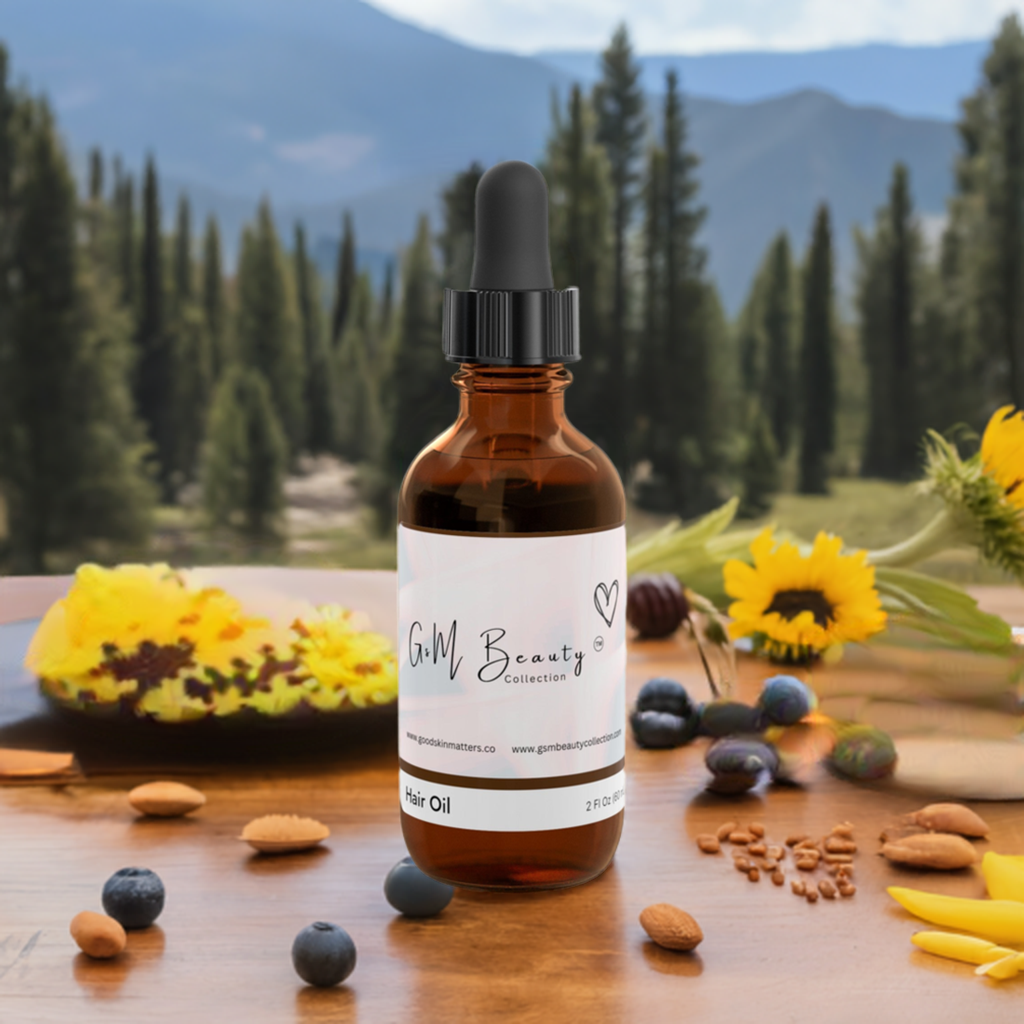 a) GSM Hair Oil, 2oz