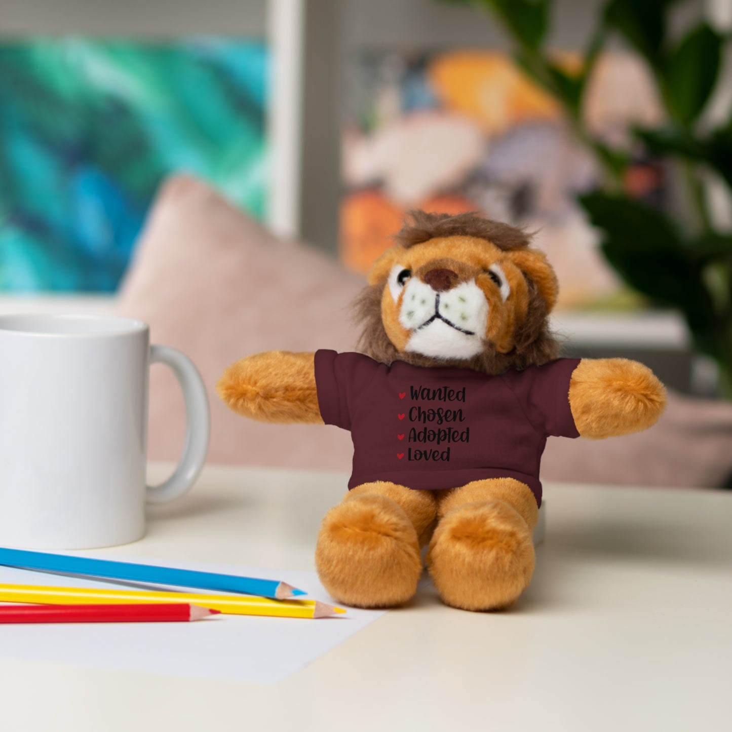 Stuffed Animals with Family Adoption Tee