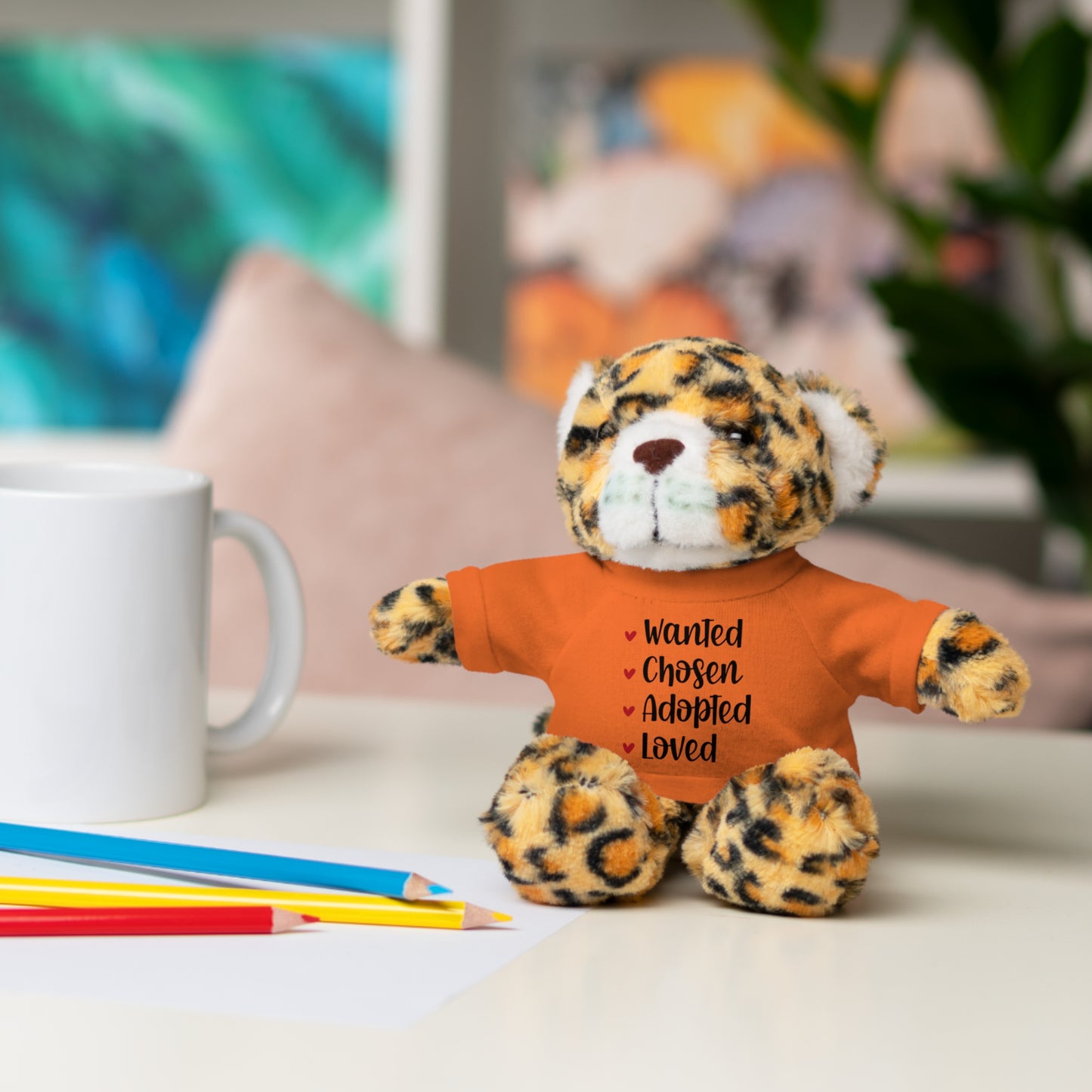 Stuffed Animals with Family Adoption Tee