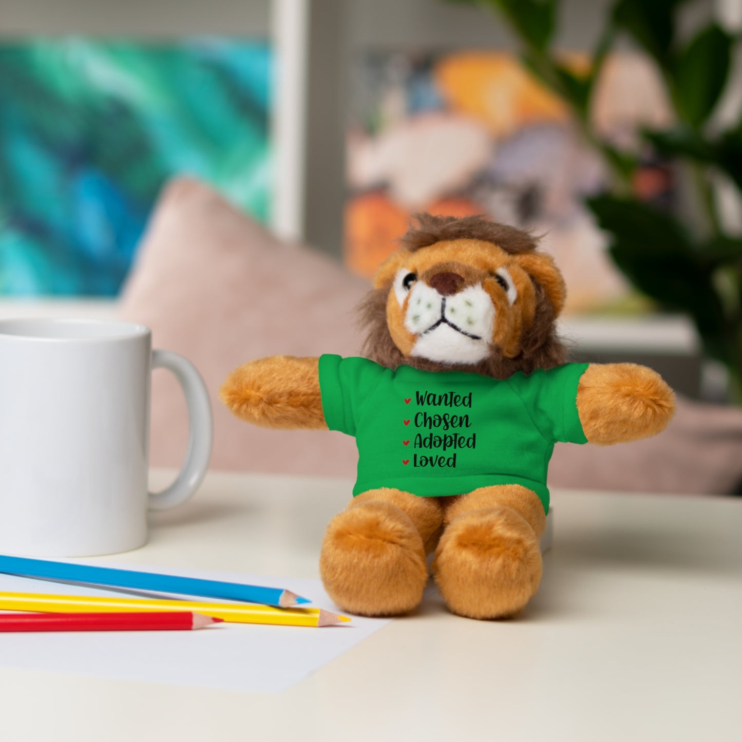 Stuffed Animals with Family Adoption Tee