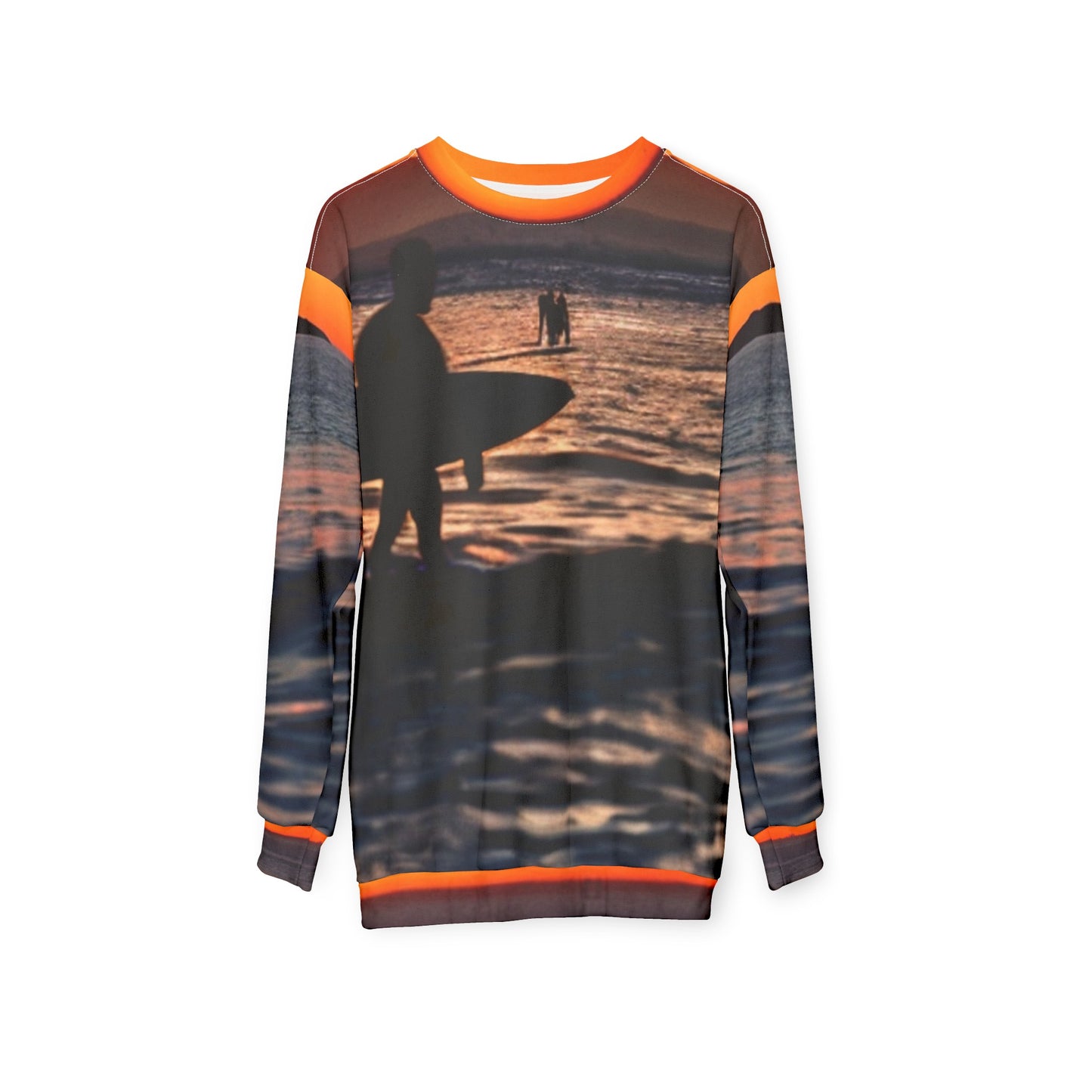 Sunset Surf's Up Long-Sleeved Sweatshirt