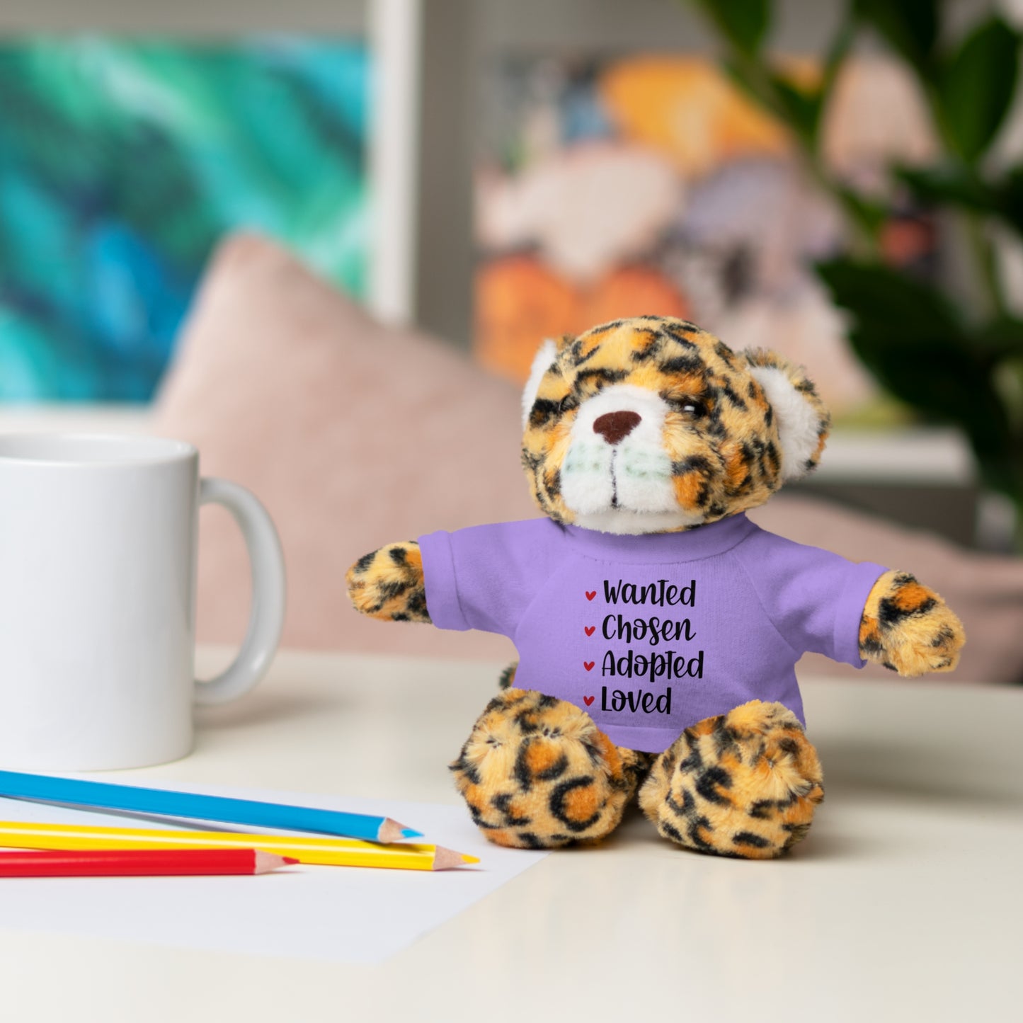 Stuffed Animals with Family Adoption Tee