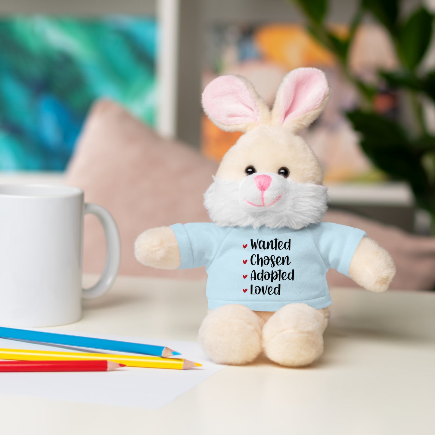 Stuffed Animals with Family Adoption Tee