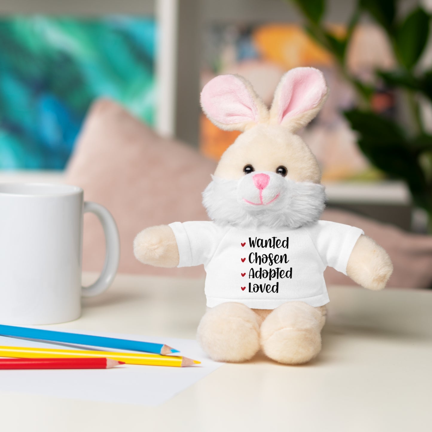 Stuffed Animals with Family Adoption Tee