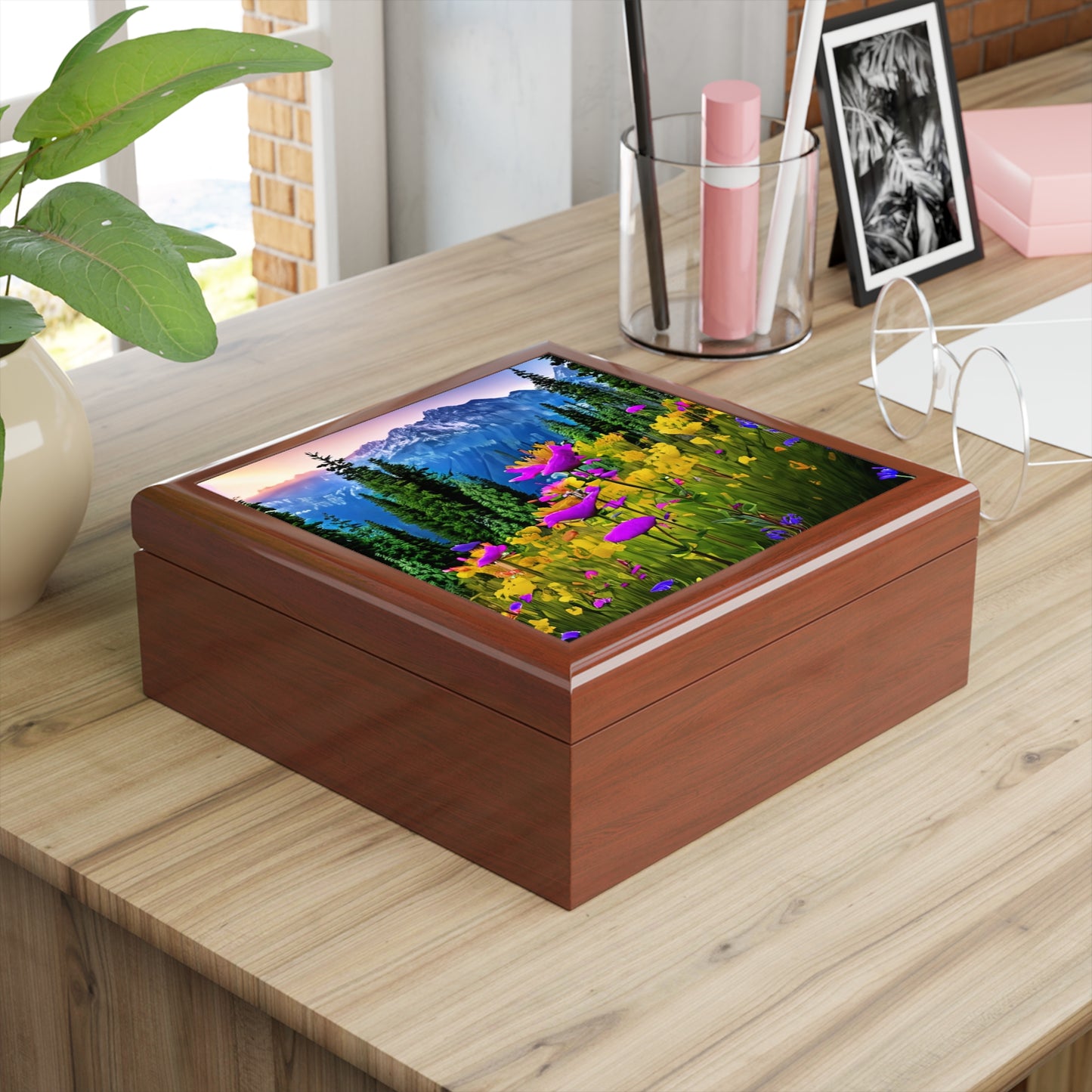 Wildflowers Jewelry Box