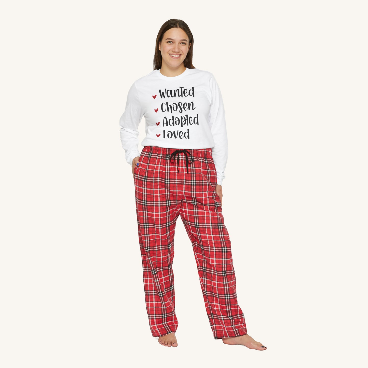 Women's Adoption Long Sleeve Pajama Set