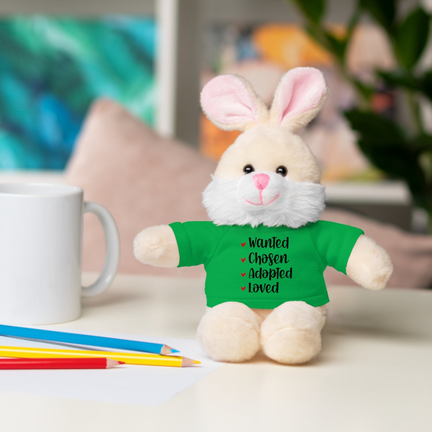 Stuffed Animals with Family Adoption Tee