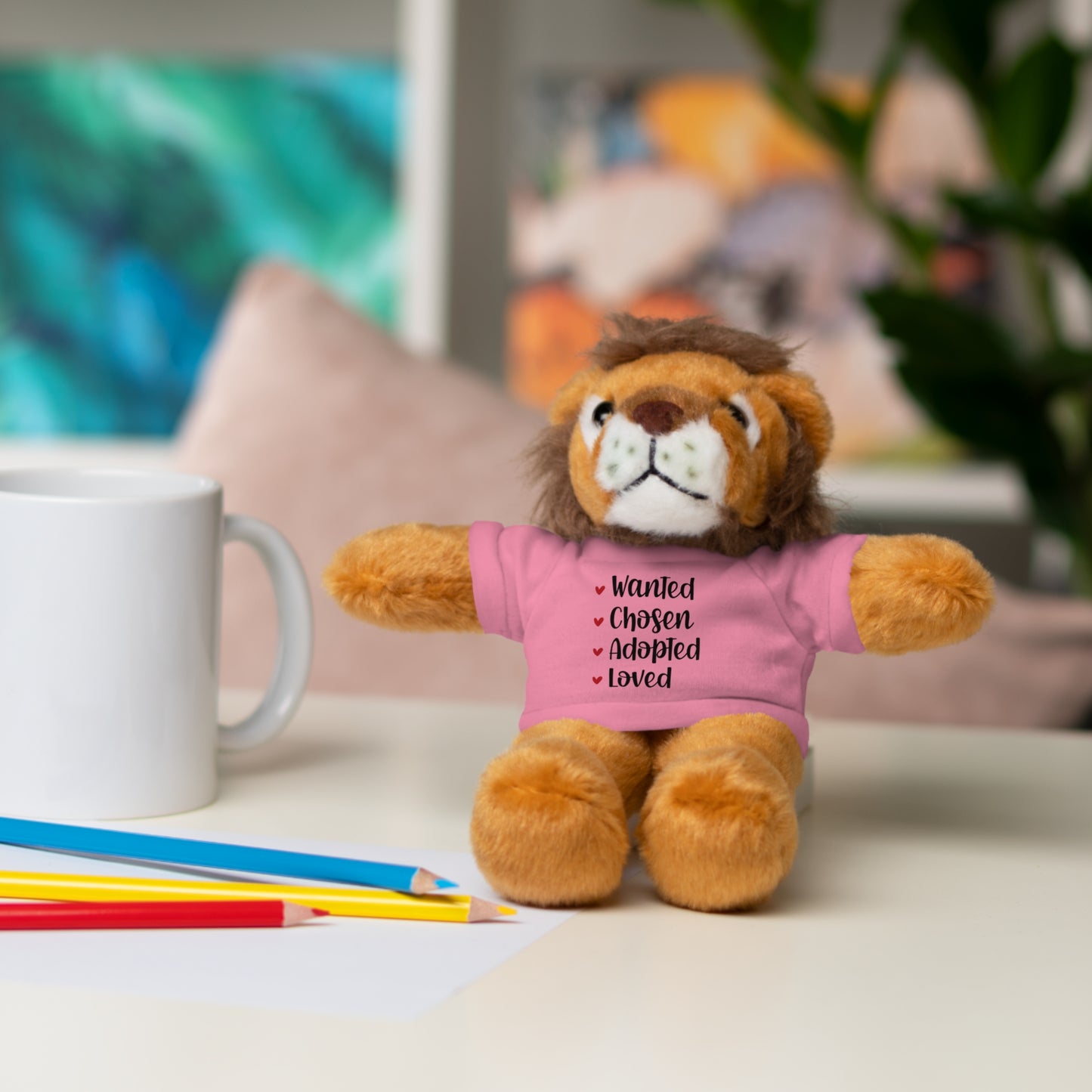 Stuffed Animals with Family Adoption Tee