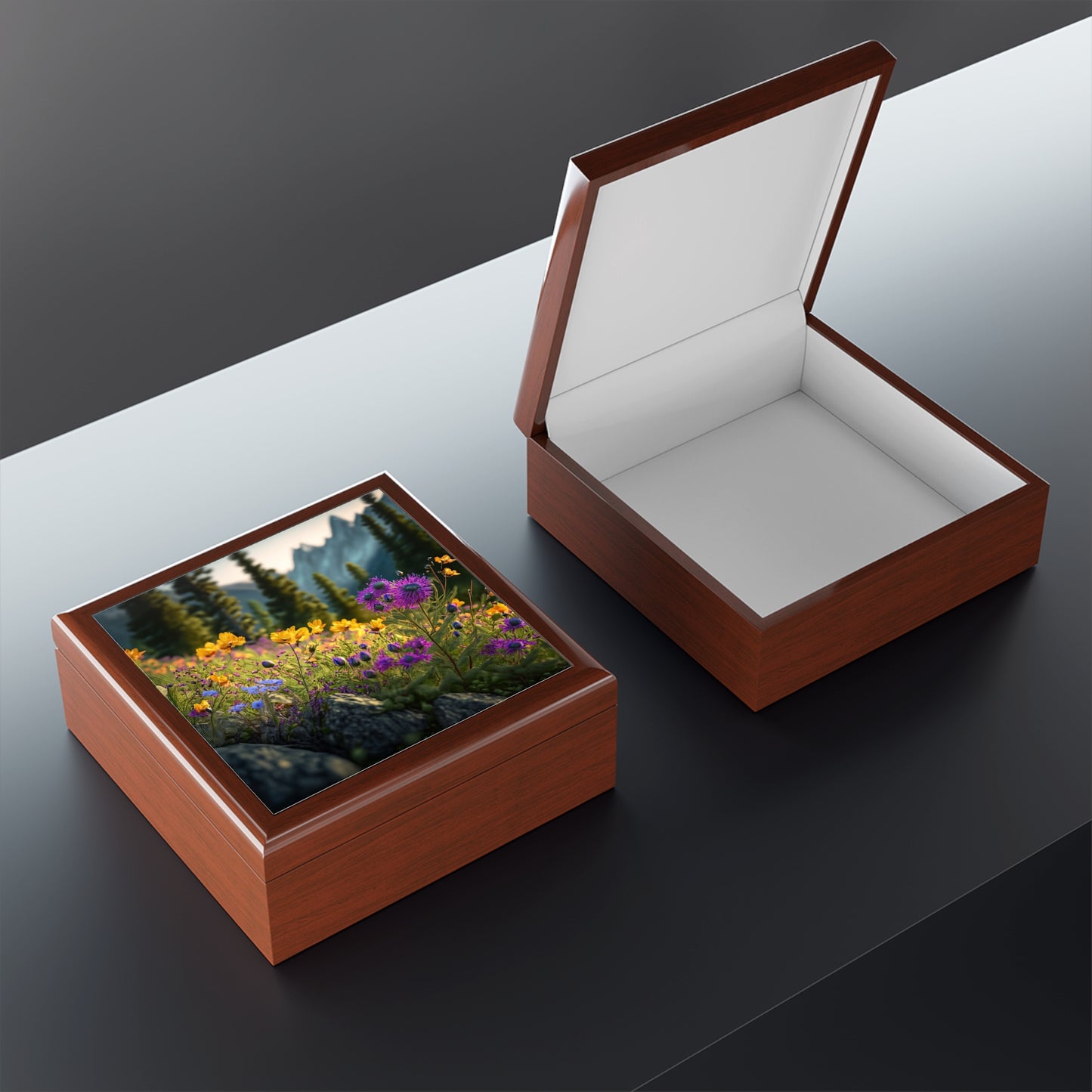 Wildflowers Jewelry Box