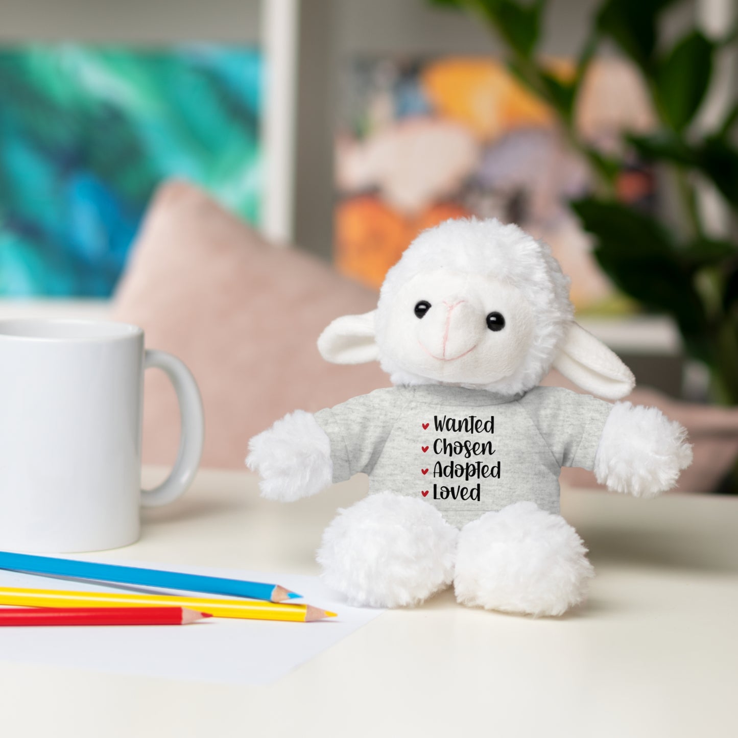 Stuffed Animals with Family Adoption Tee