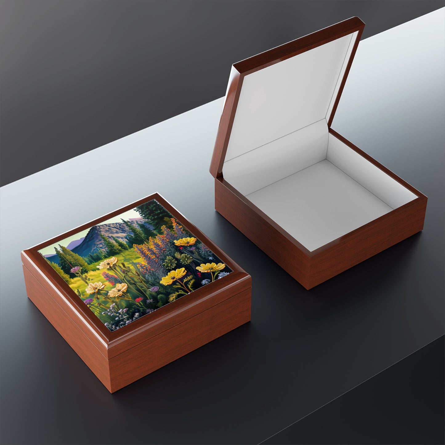 Wildflowers Jewelry Box