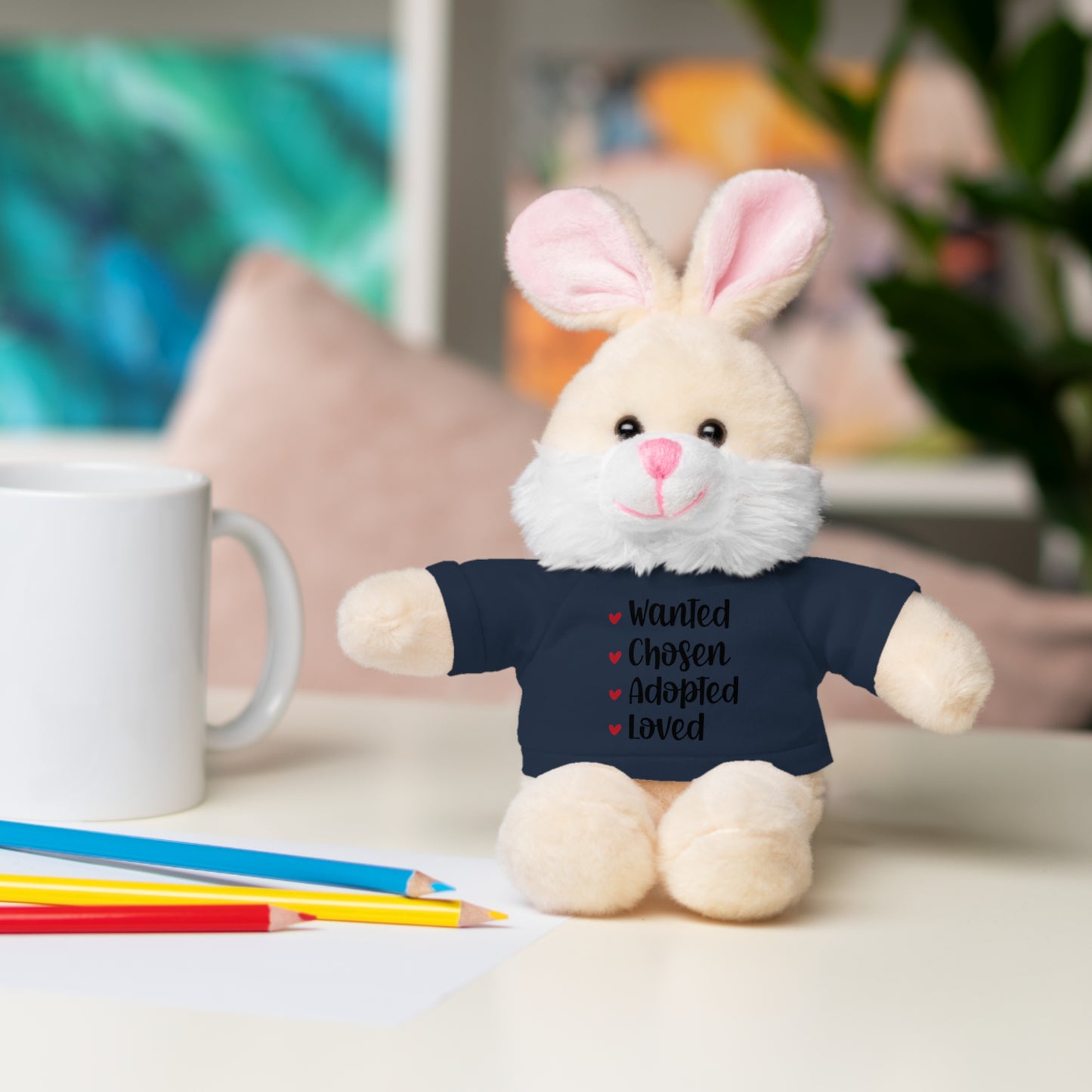 Stuffed Animals with Family Adoption Tee