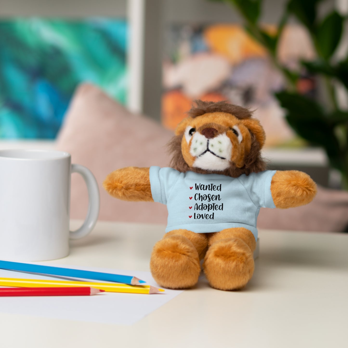 Stuffed Animals with Family Adoption Tee