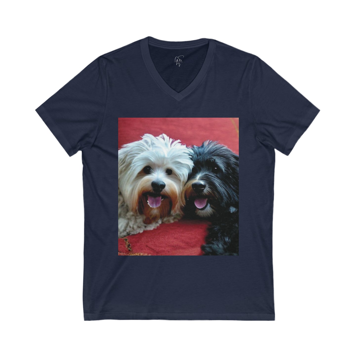 Buddies Jersey Short Sleeve V-Neck Tee