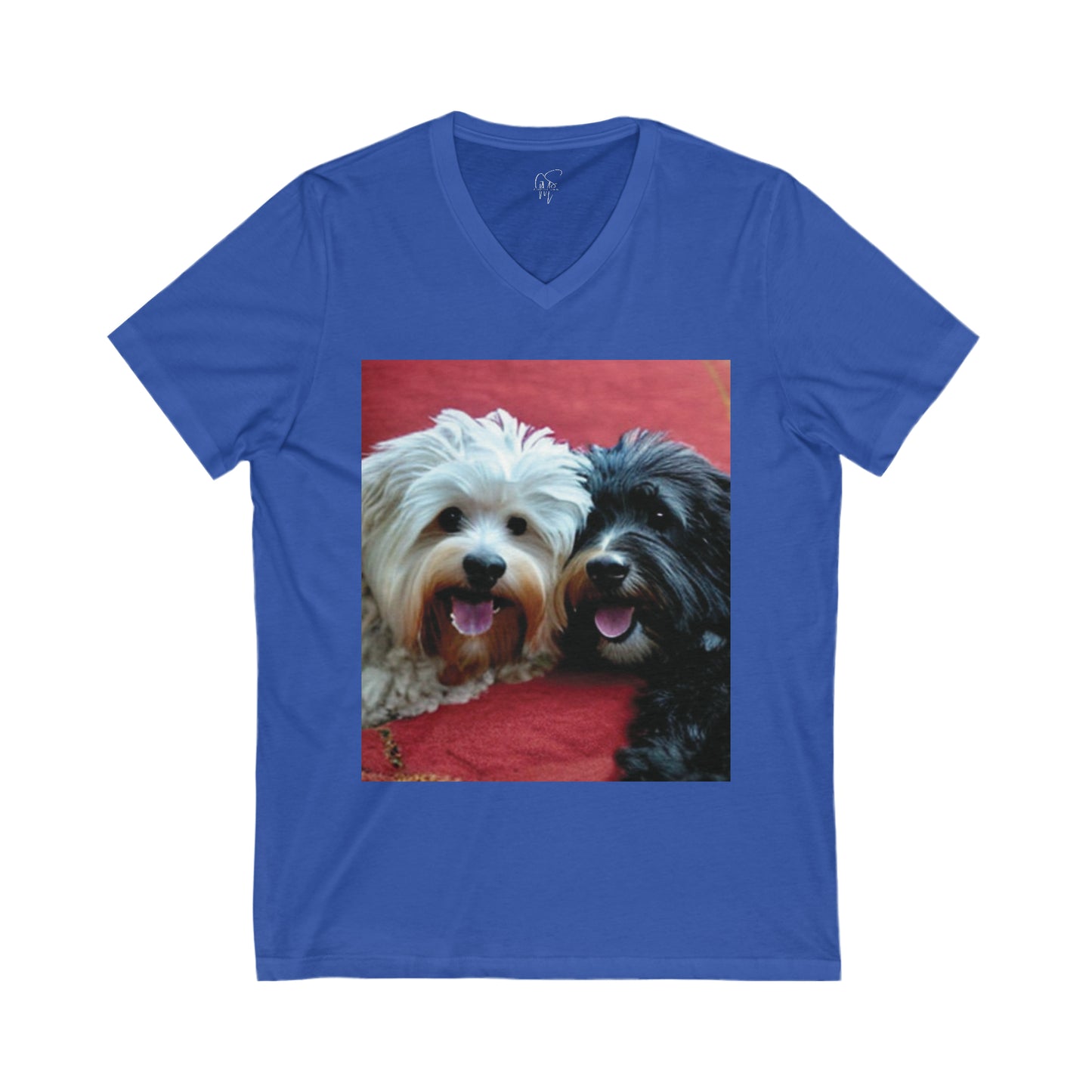 Buddies Jersey Short Sleeve V-Neck Tee