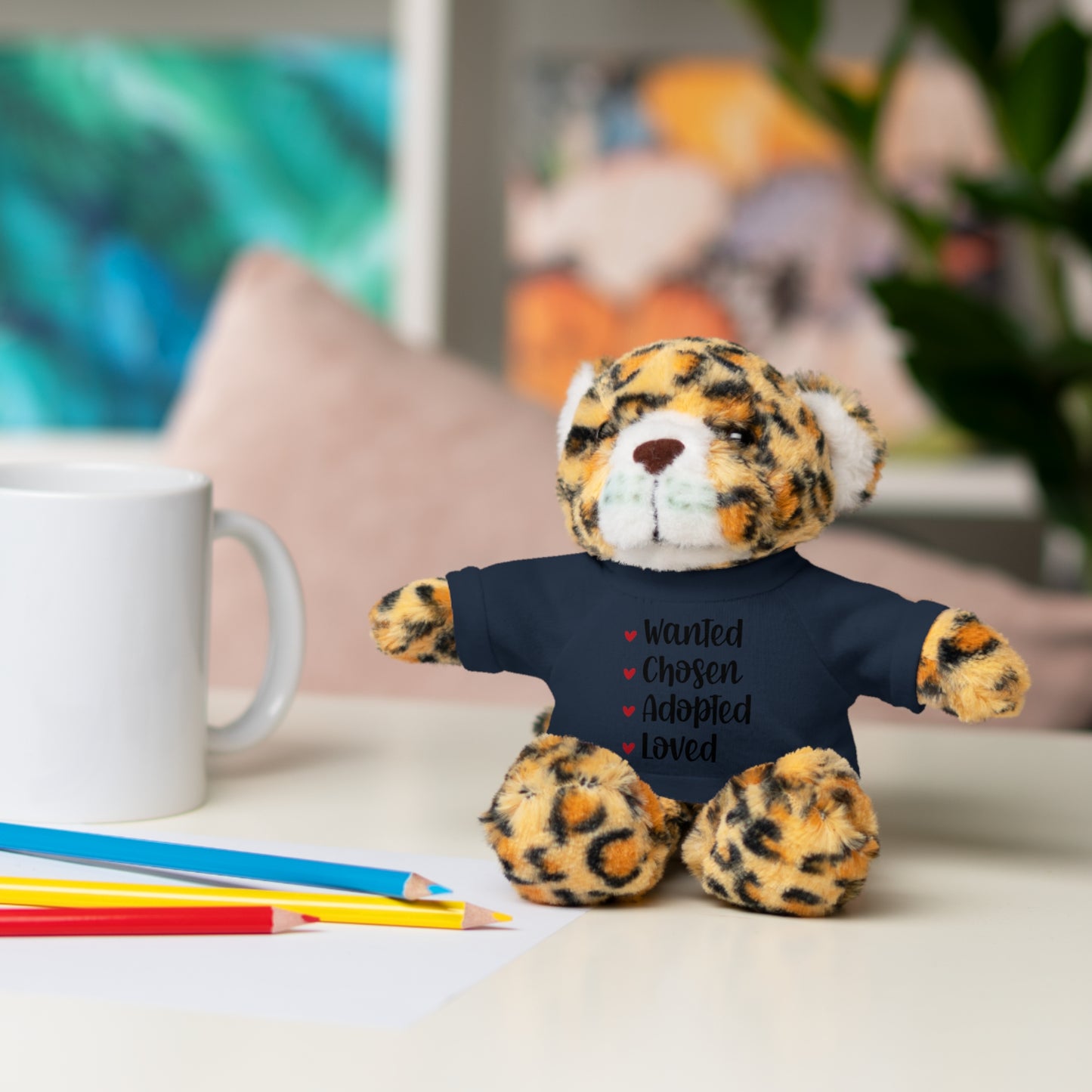 Stuffed Animals with Family Adoption Tee