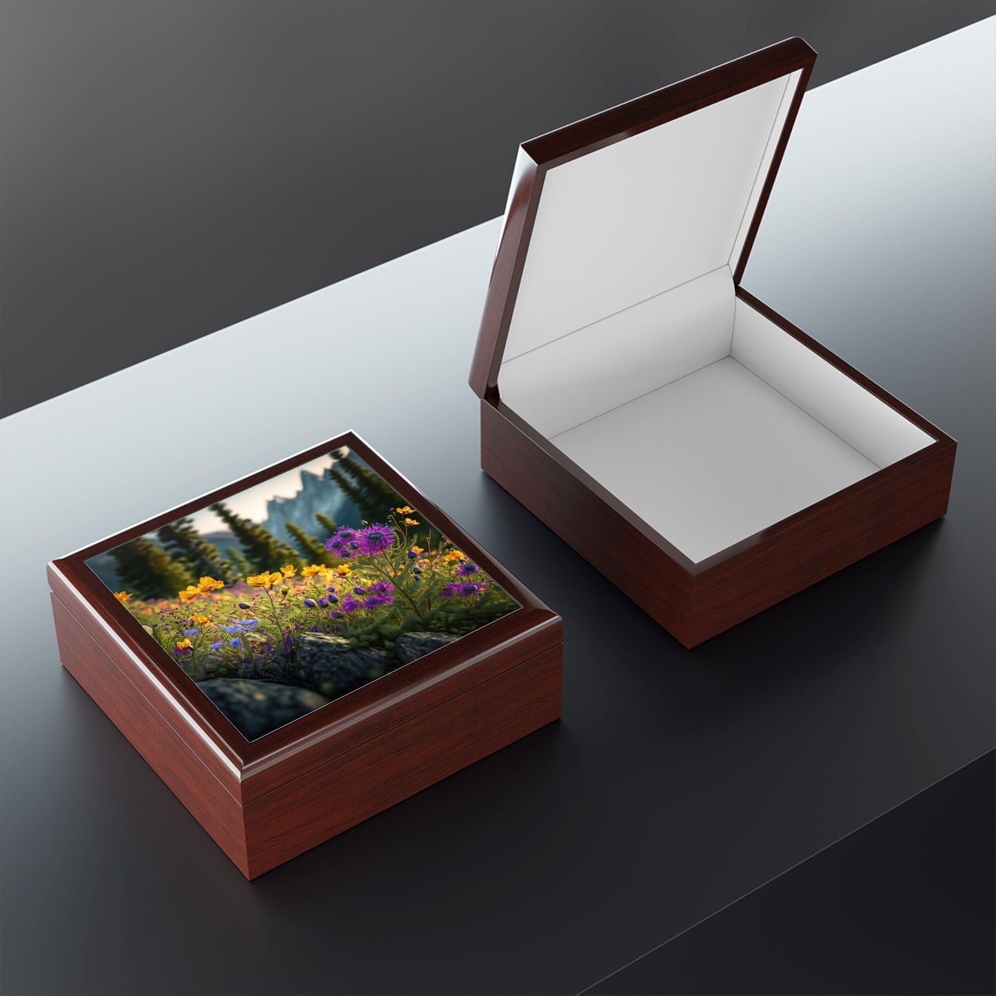 Wildflowers Jewelry Box