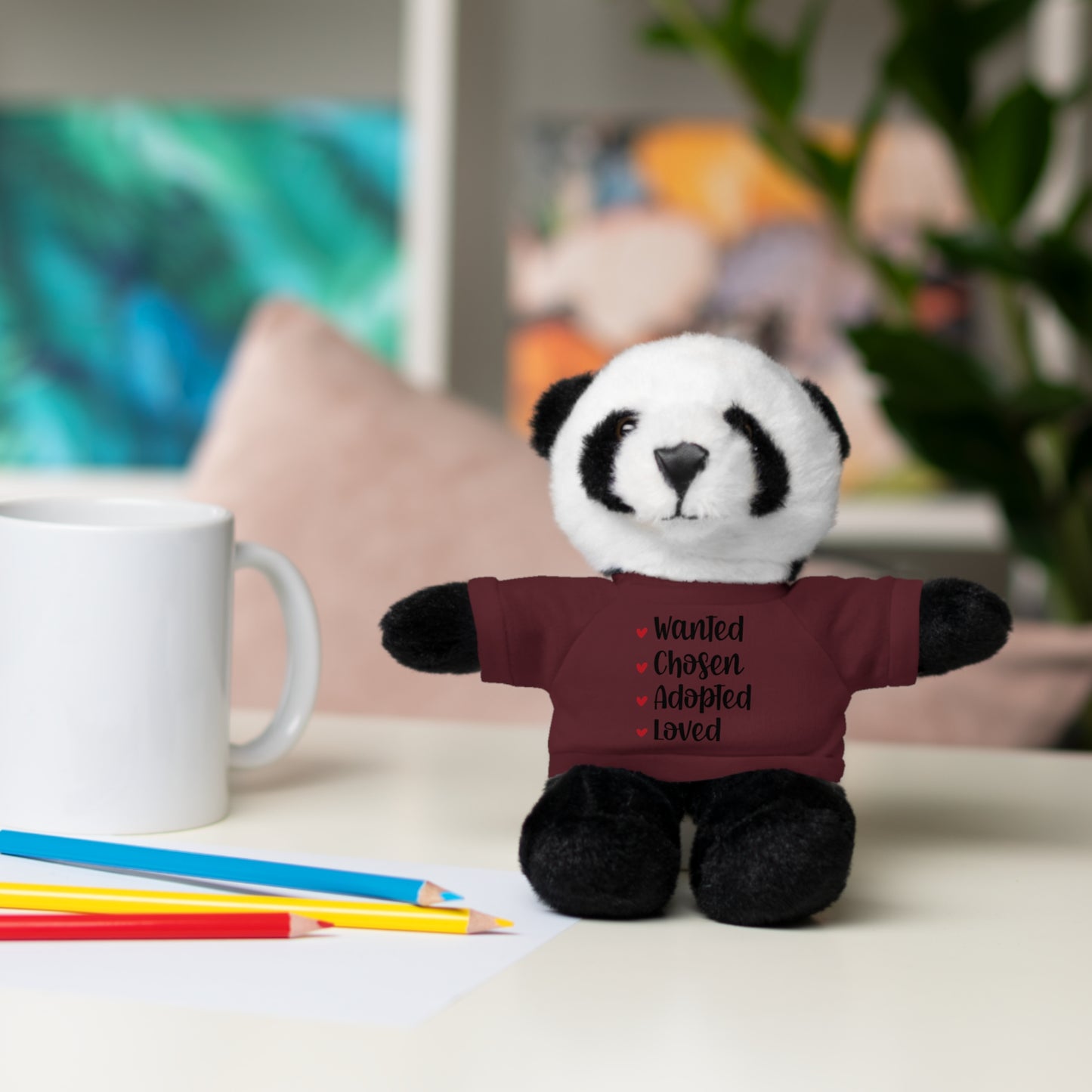 Stuffed Animals with Family Adoption Tee