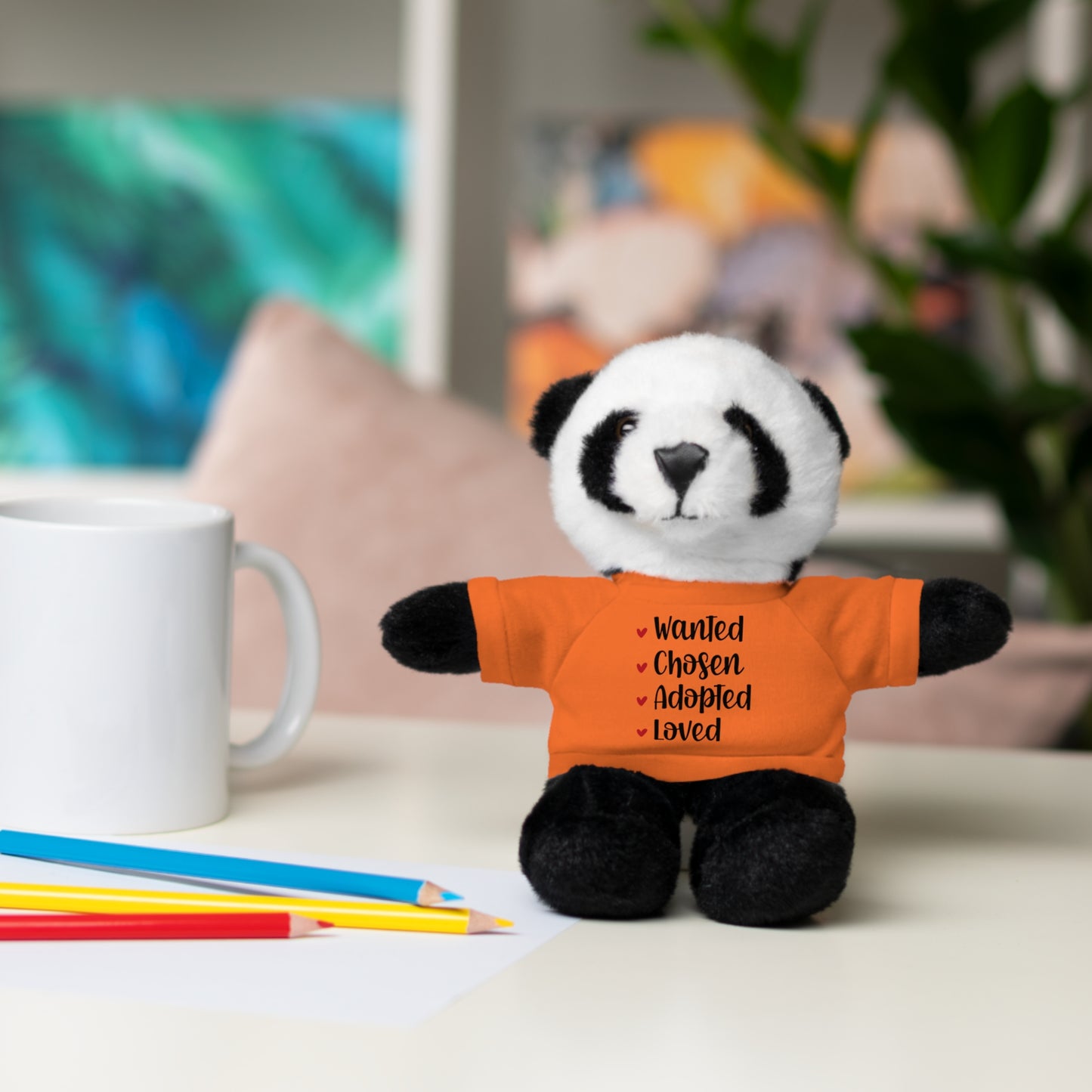 Stuffed Animals with Family Adoption Tee