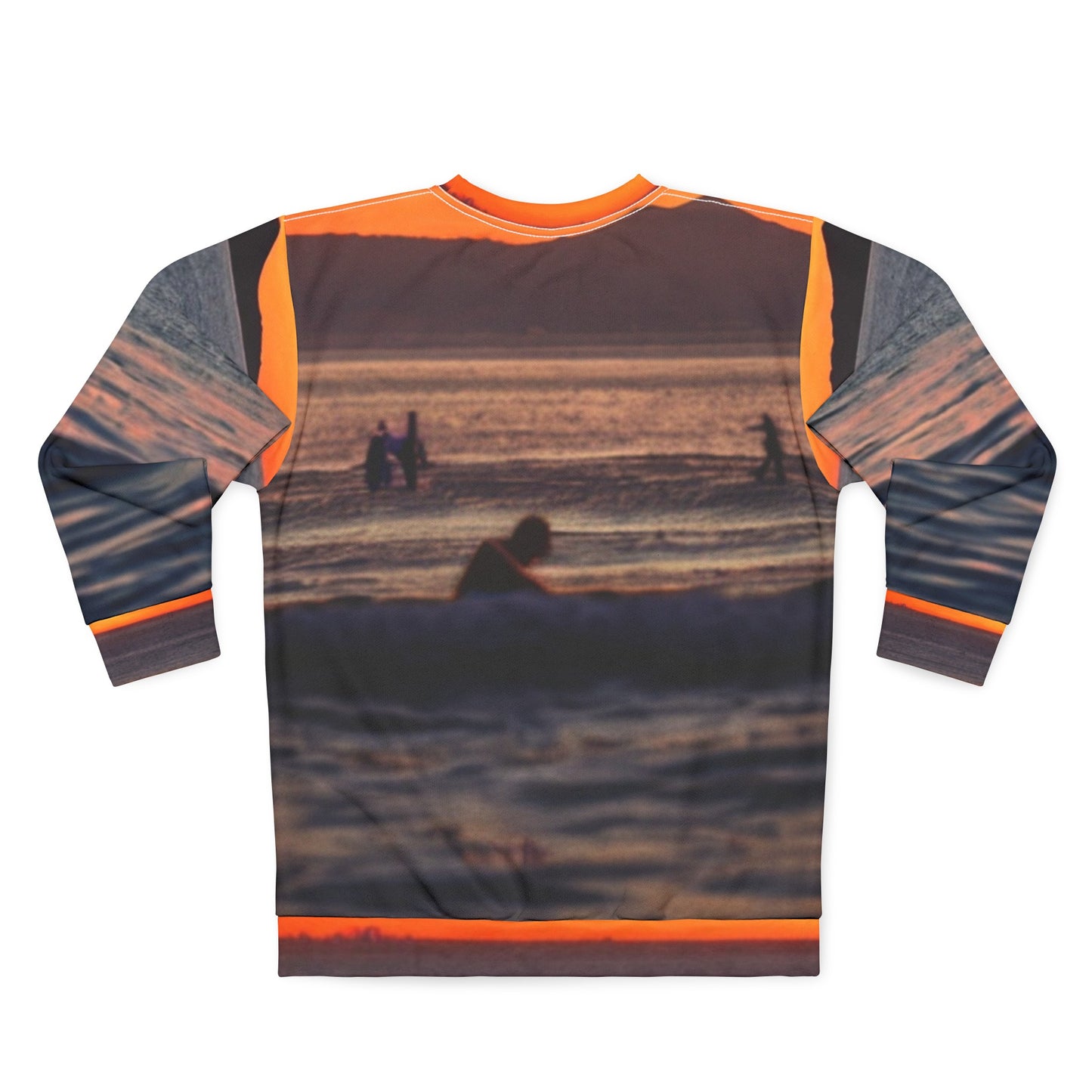 Sunset Surf's Up Long-Sleeved Sweatshirt