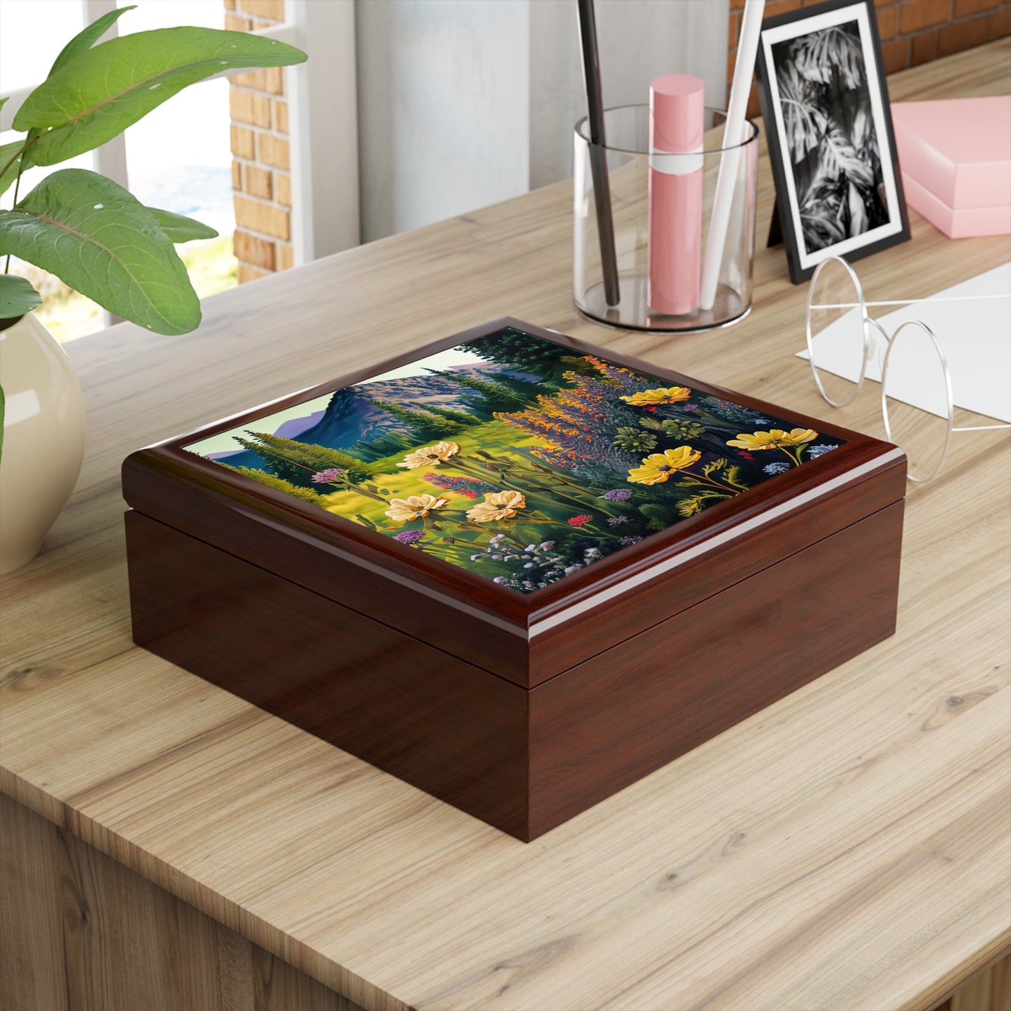 Wildflowers Jewelry Box