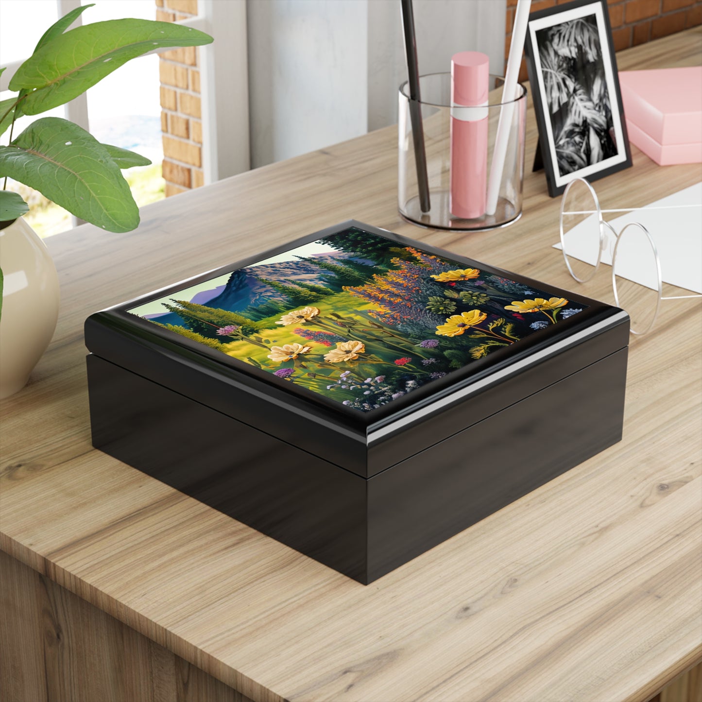 Wildflowers Jewelry Box