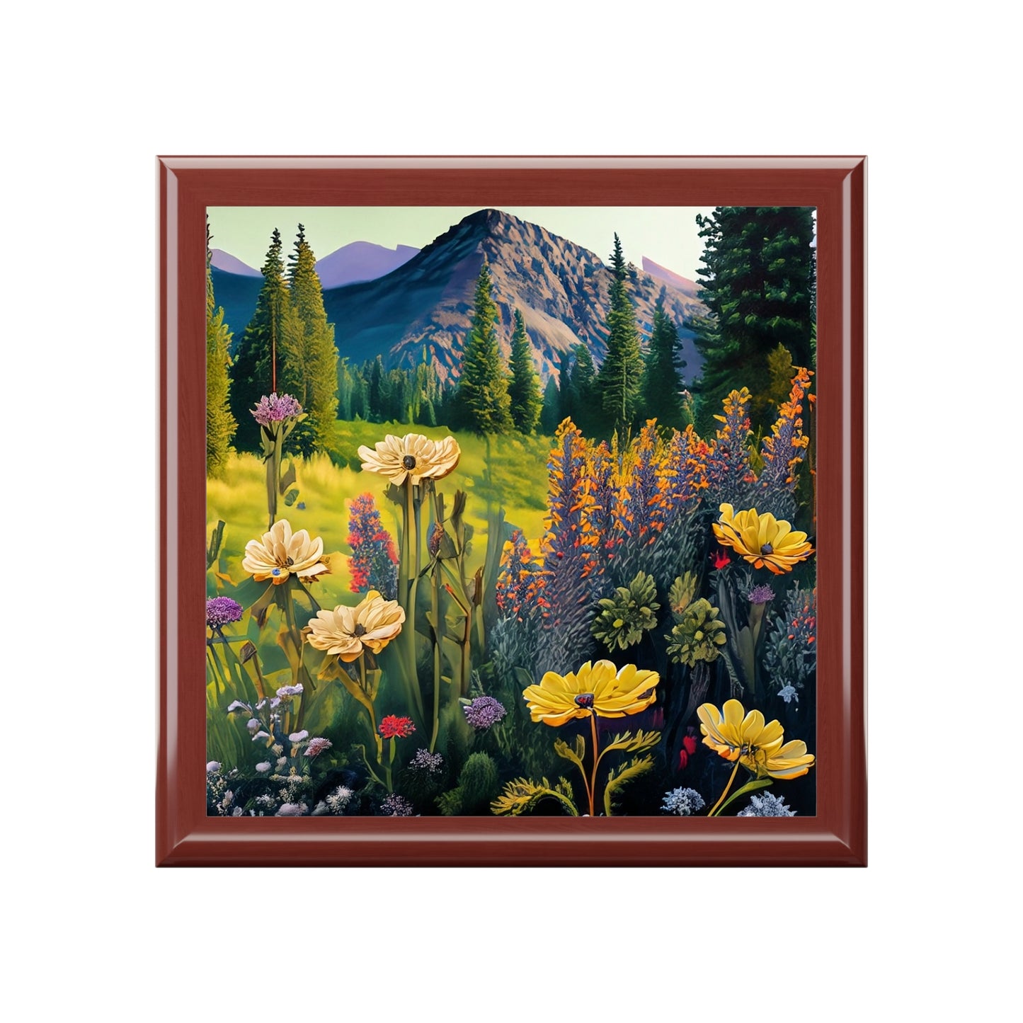 Wildflowers Jewelry Box