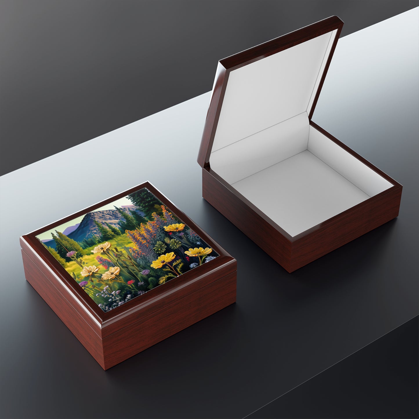 Wildflowers Jewelry Box