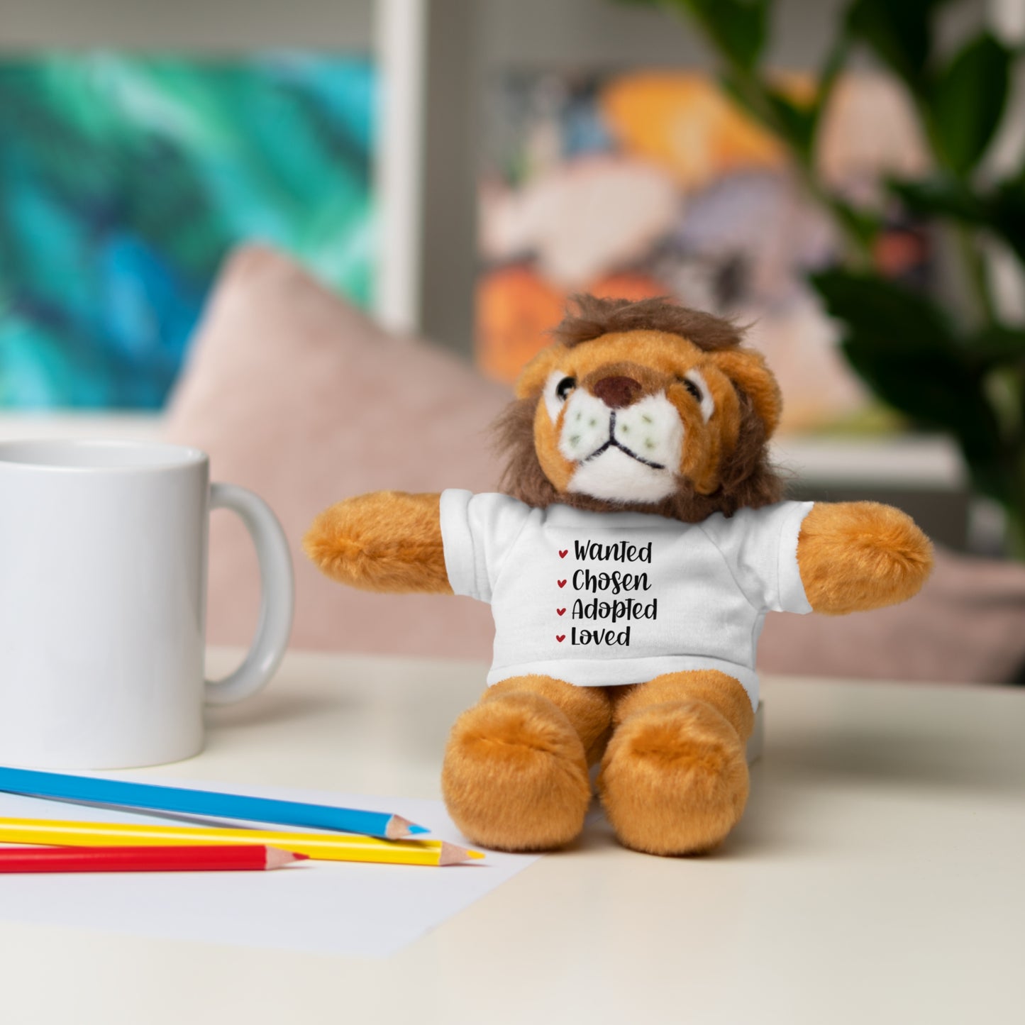 Stuffed Animals with Family Adoption Tee