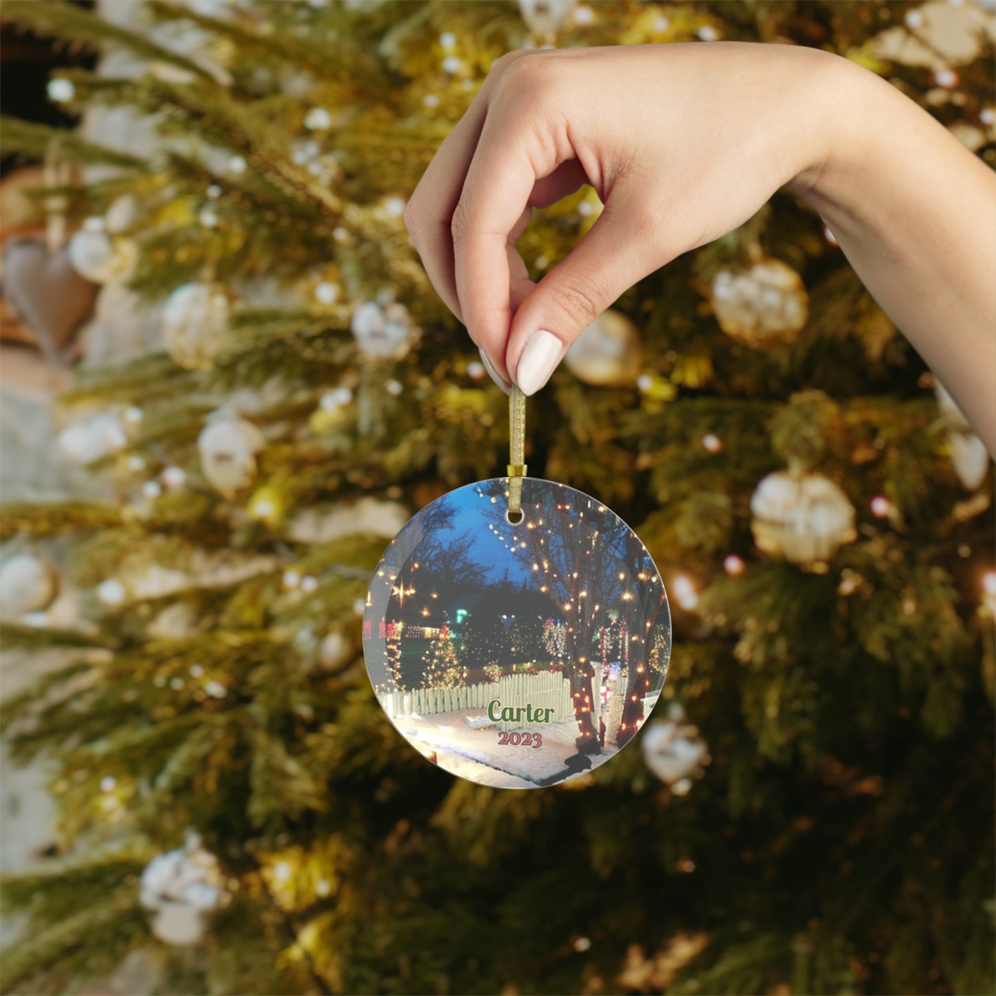 Personalized Glass Ornaments