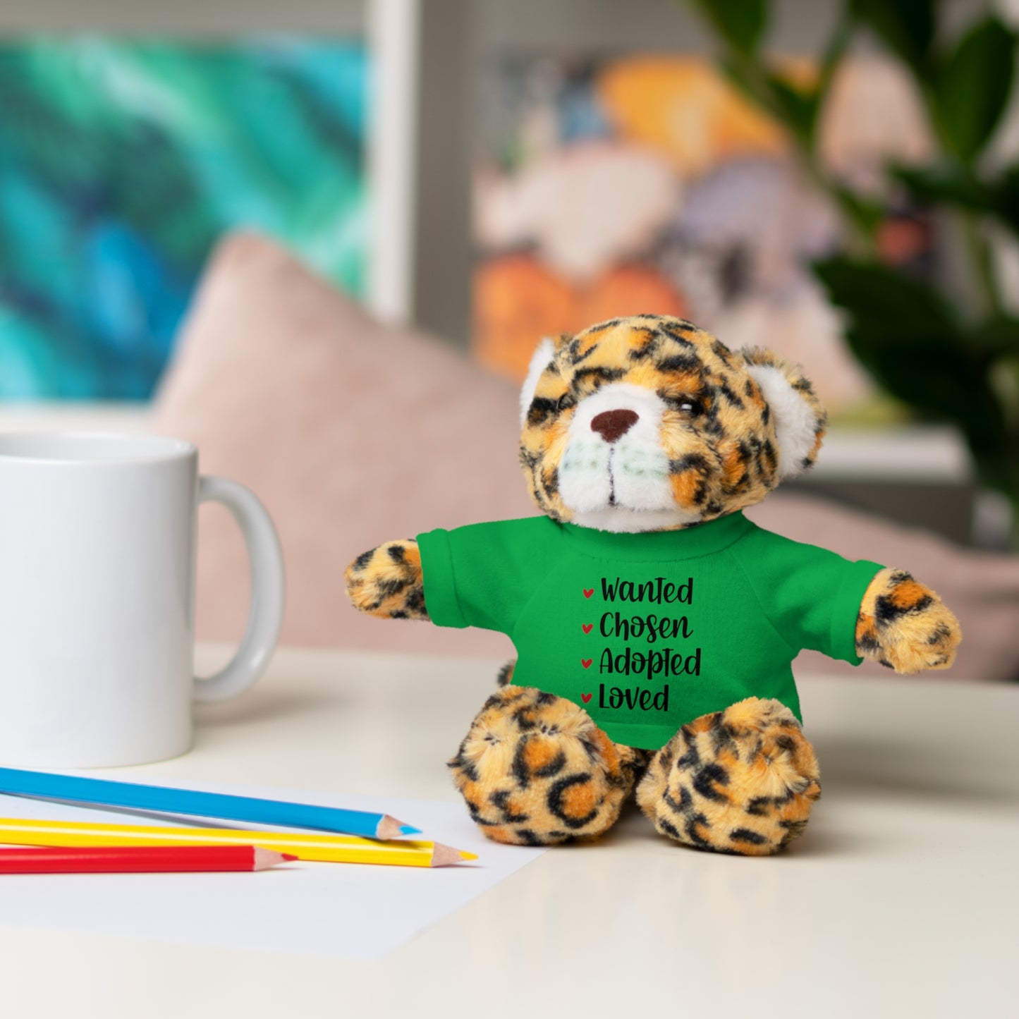 Stuffed Animals with Family Adoption Tee