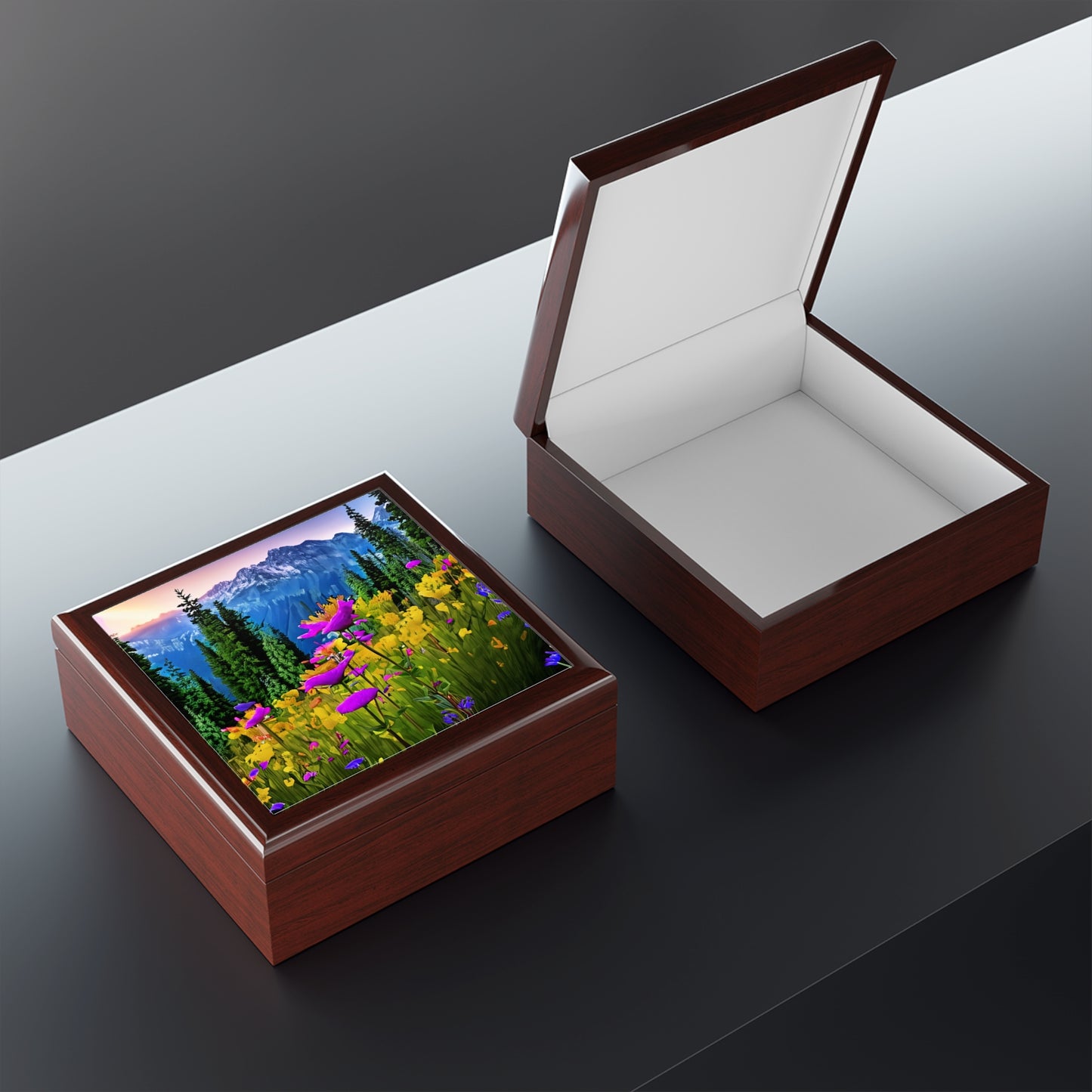 Wildflowers Jewelry Box