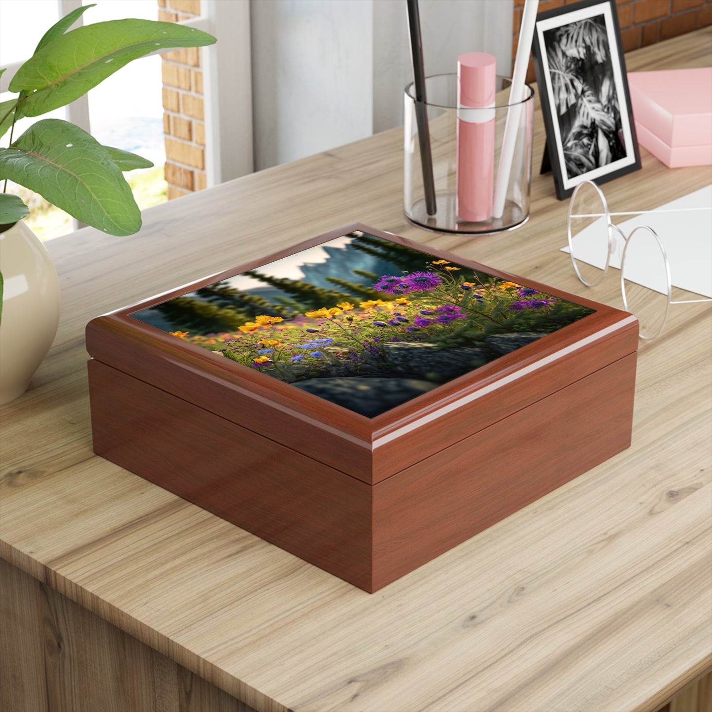 Wildflowers Jewelry Box