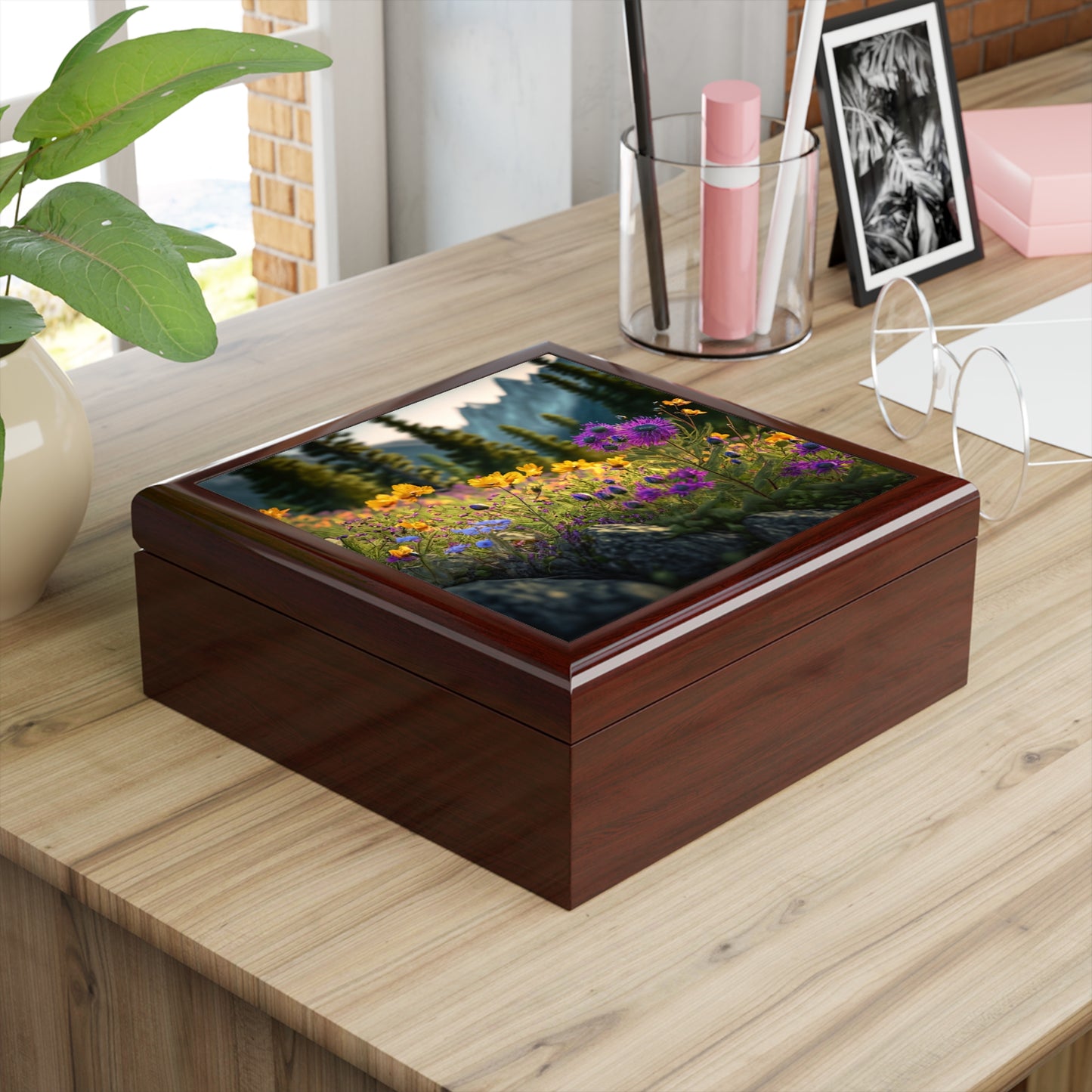 Wildflowers Jewelry Box