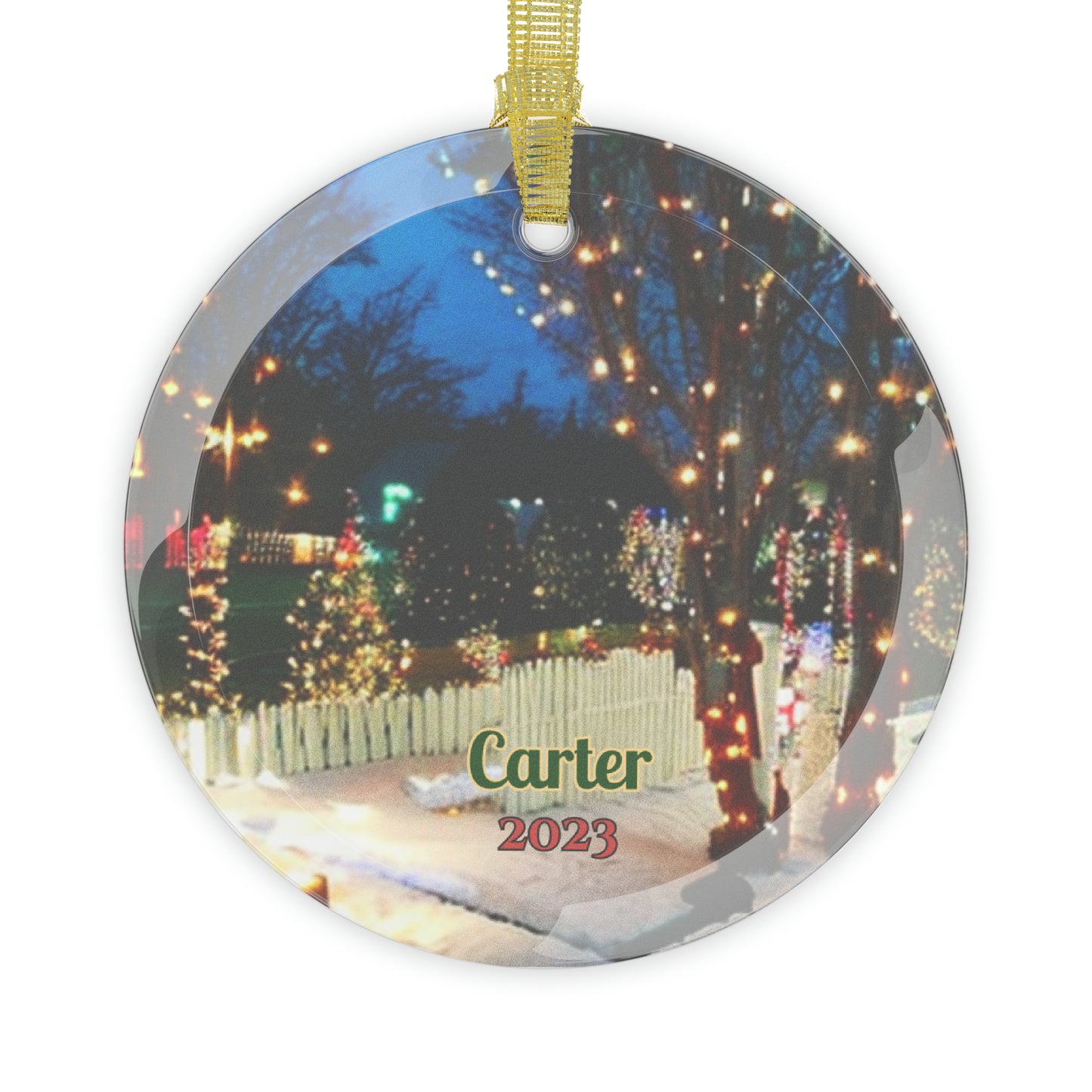 Personalized Glass Ornaments