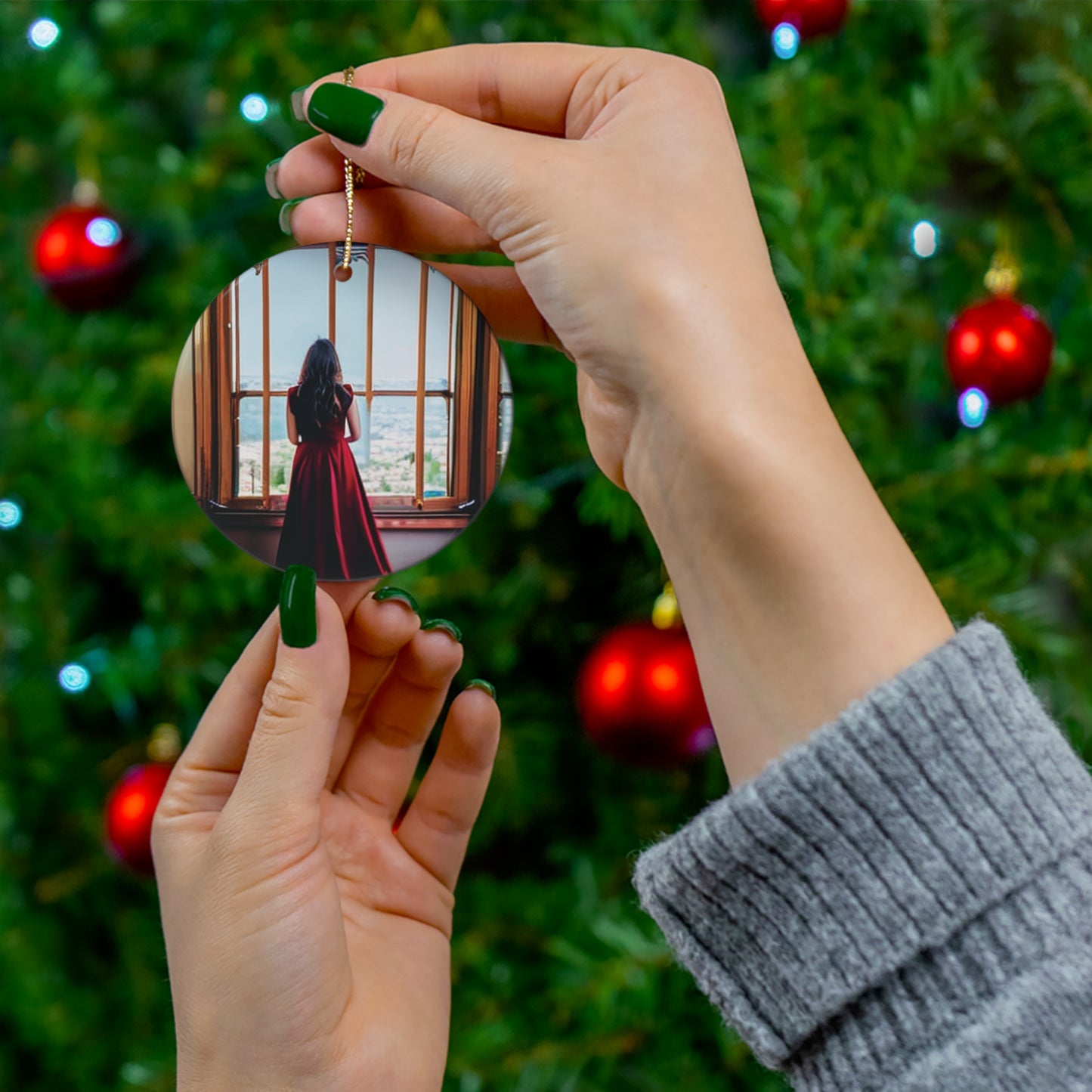 Occasion Ceramic Ornament, 4 Shapes