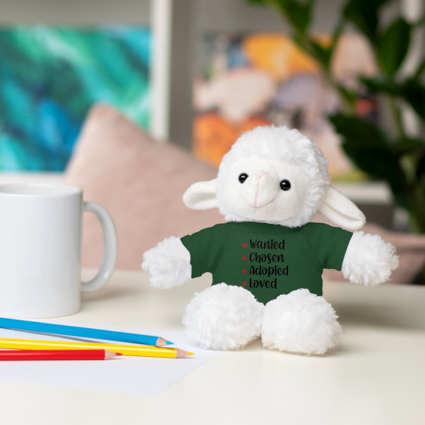 Stuffed Animals with Family Adoption Tee