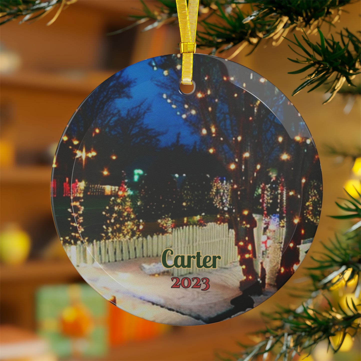 Personalized Glass Ornaments