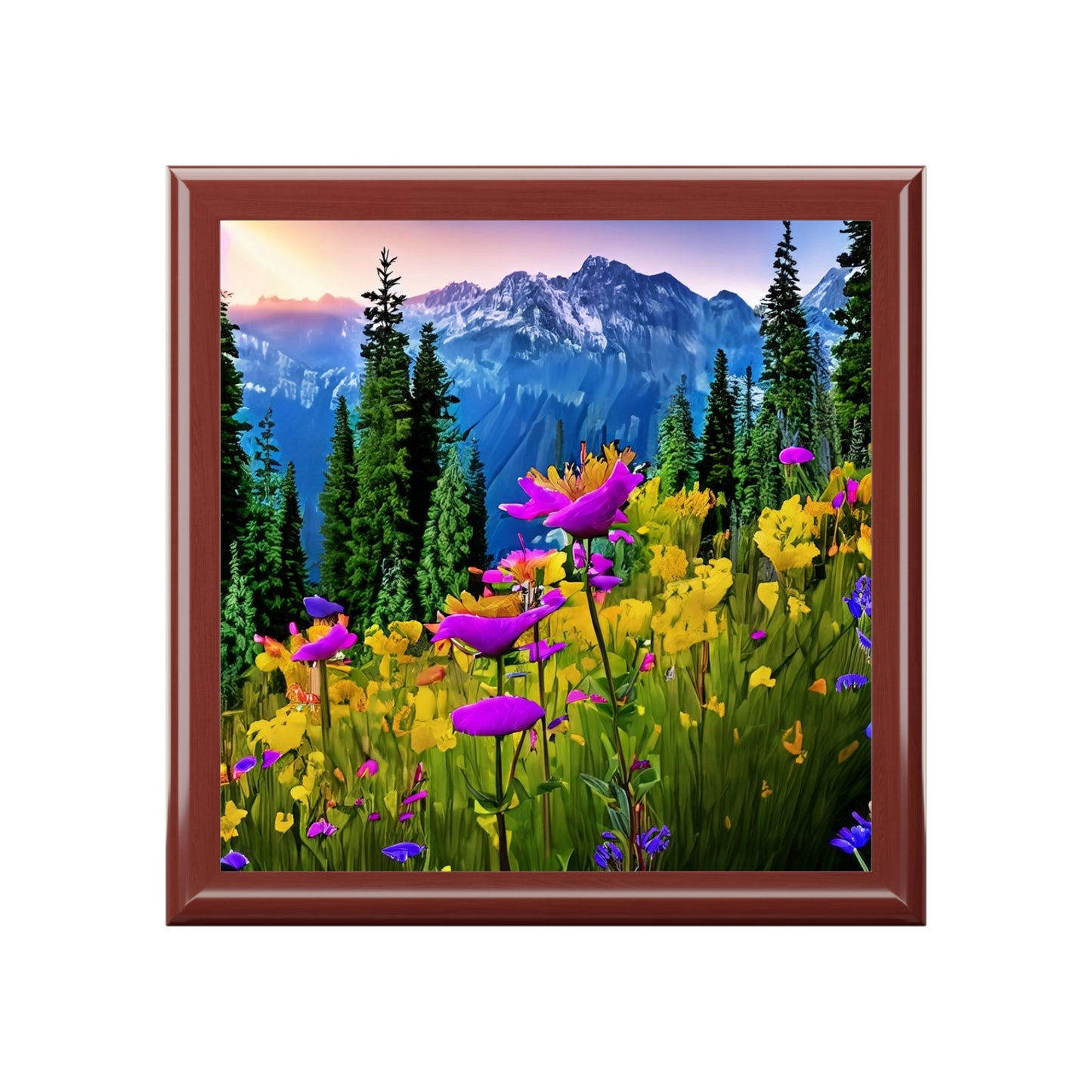 Wildflowers Jewelry Box