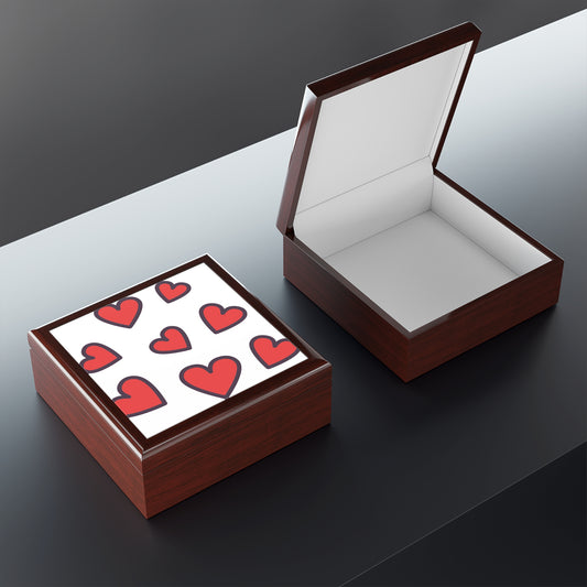 Hearts Jewelry Box