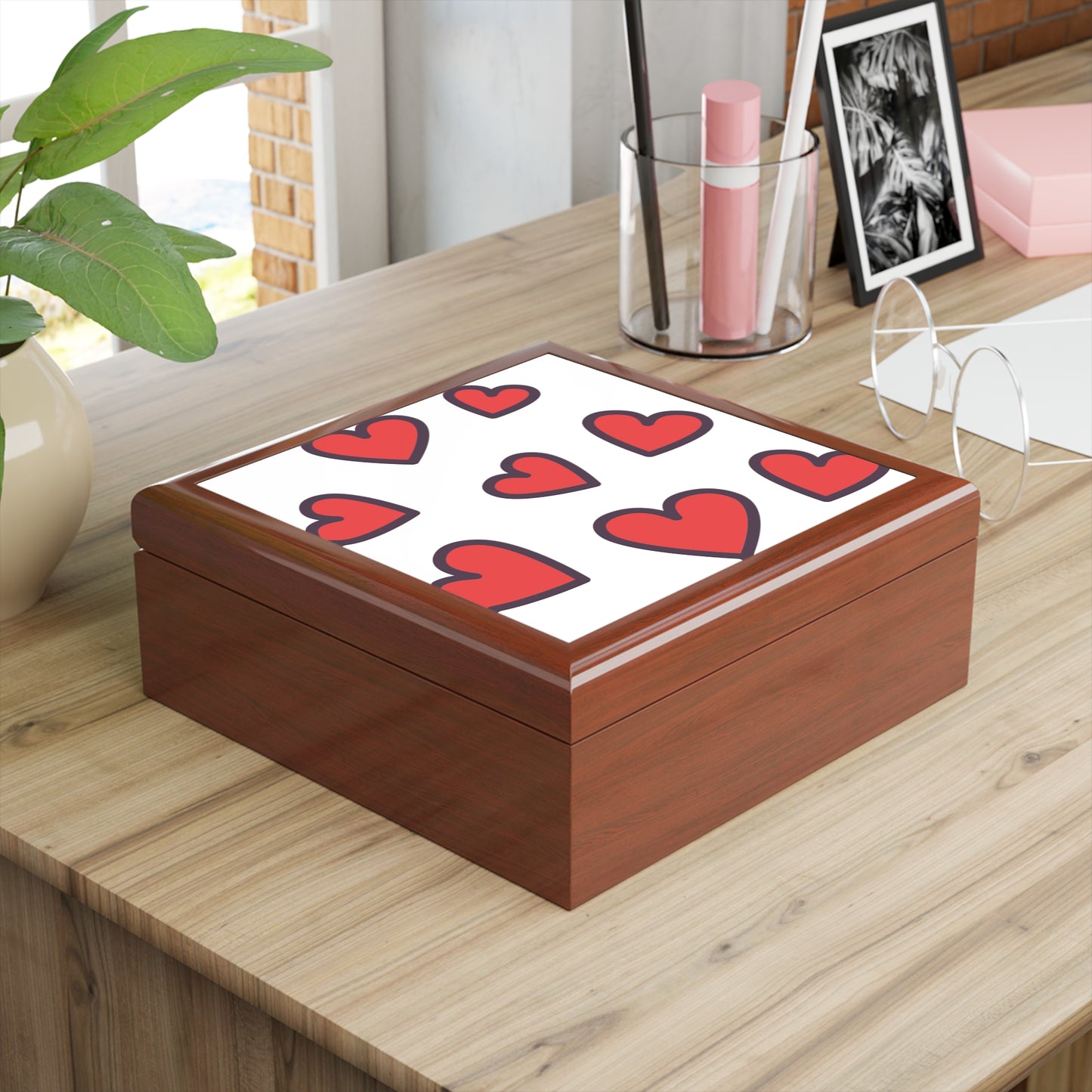 Hearts Jewelry Box