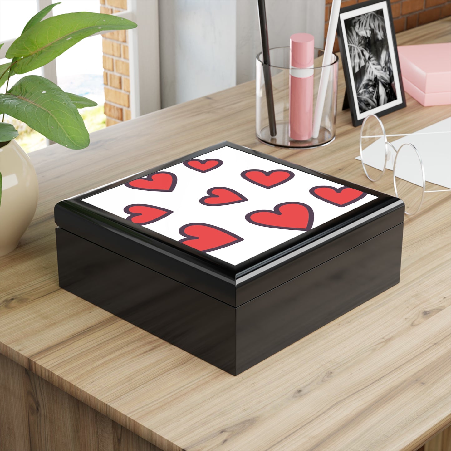 Hearts Jewelry Box