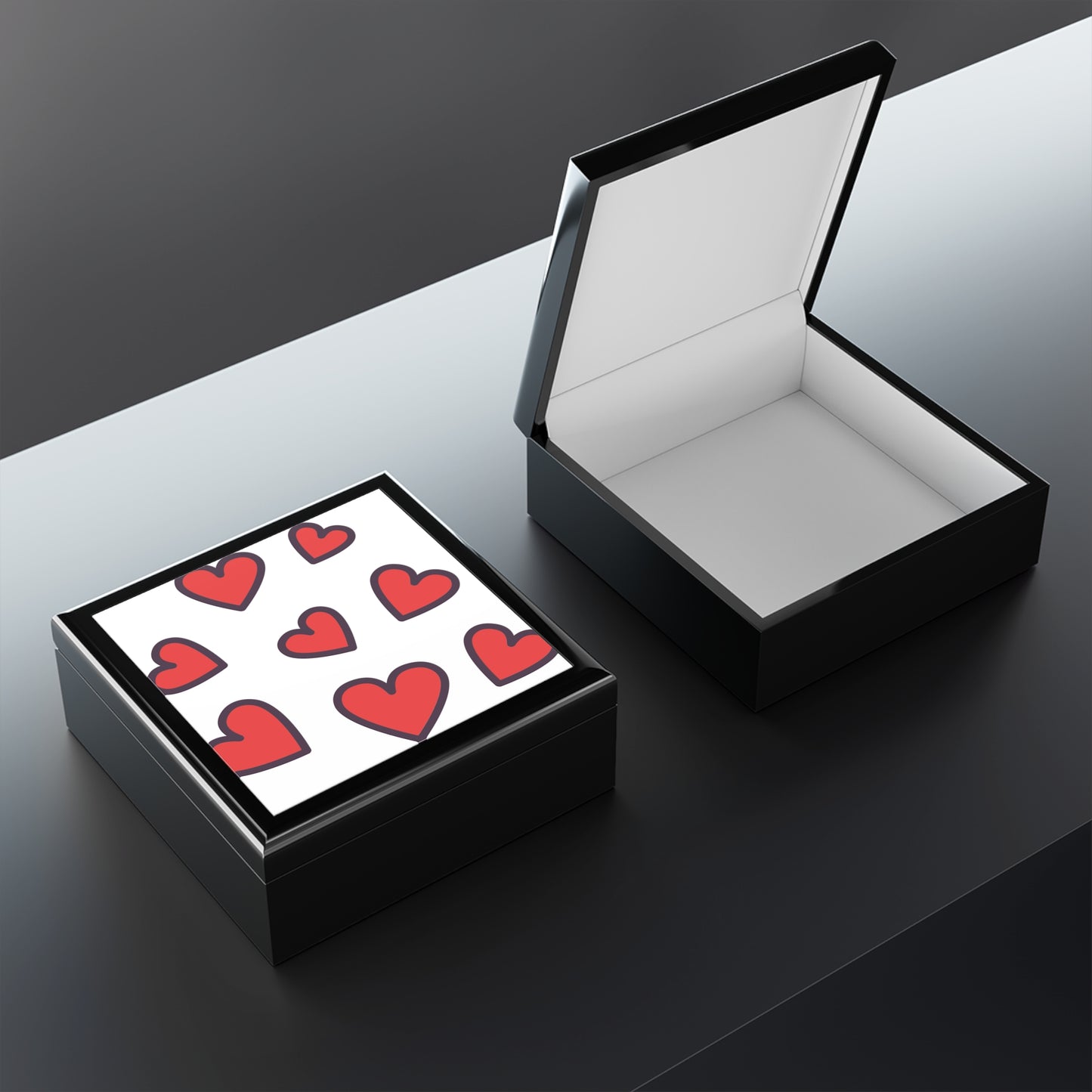 Hearts Jewelry Box