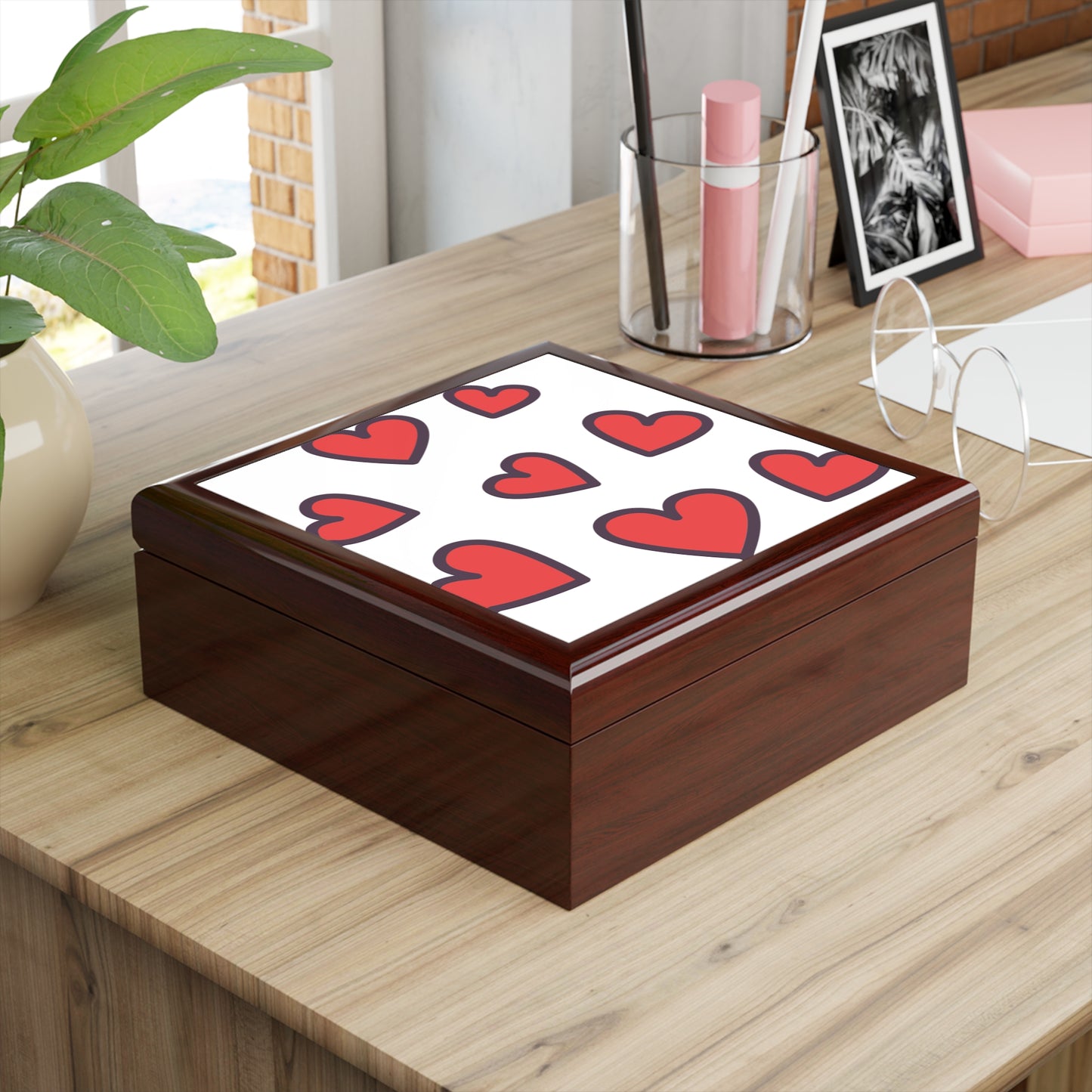 Hearts Jewelry Box