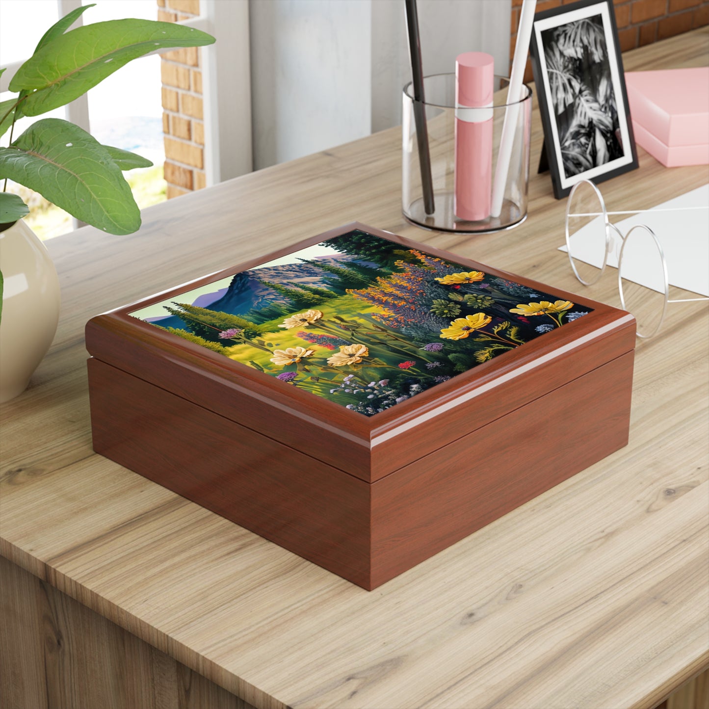 Wildflowers Jewelry Box