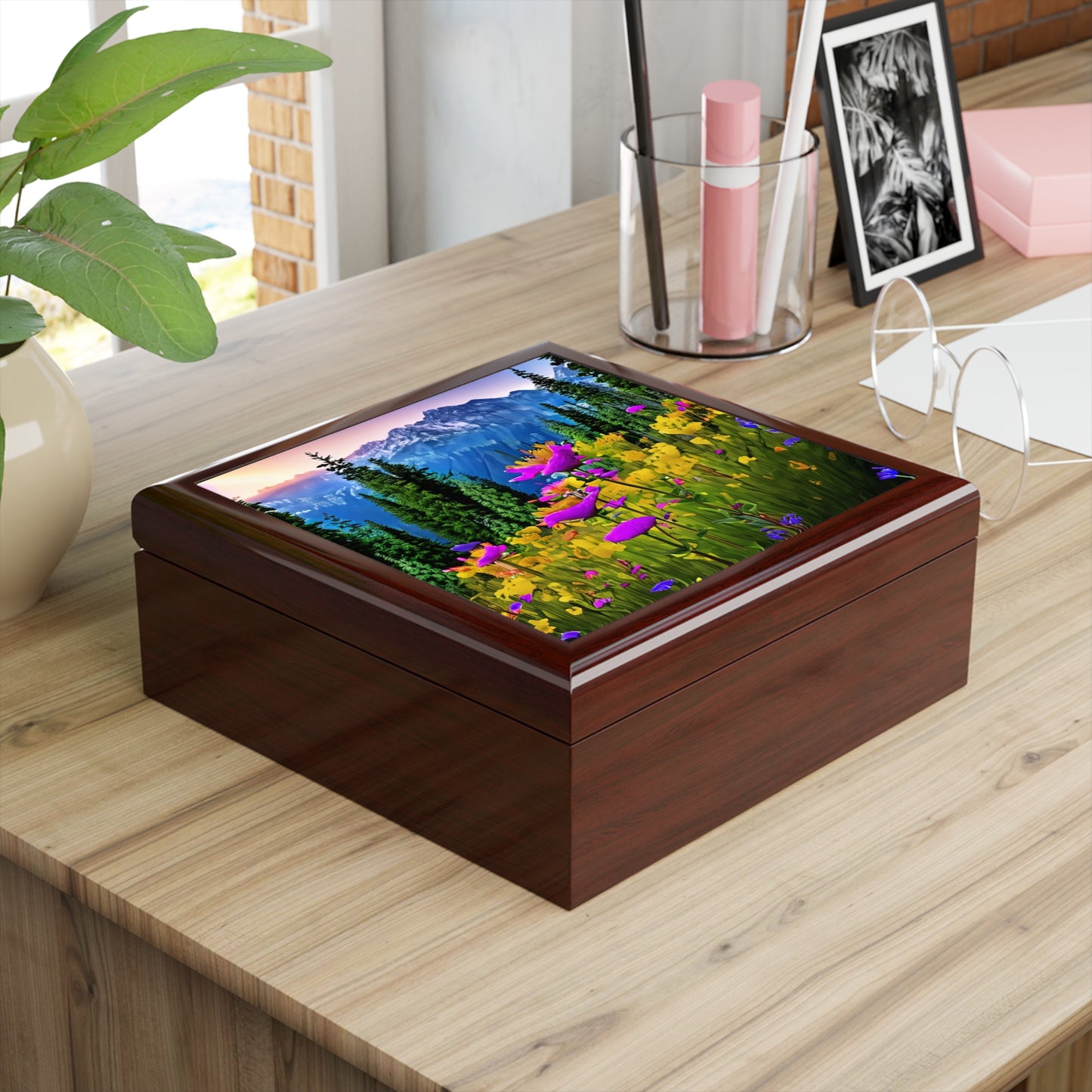 Wildflowers Jewelry Box