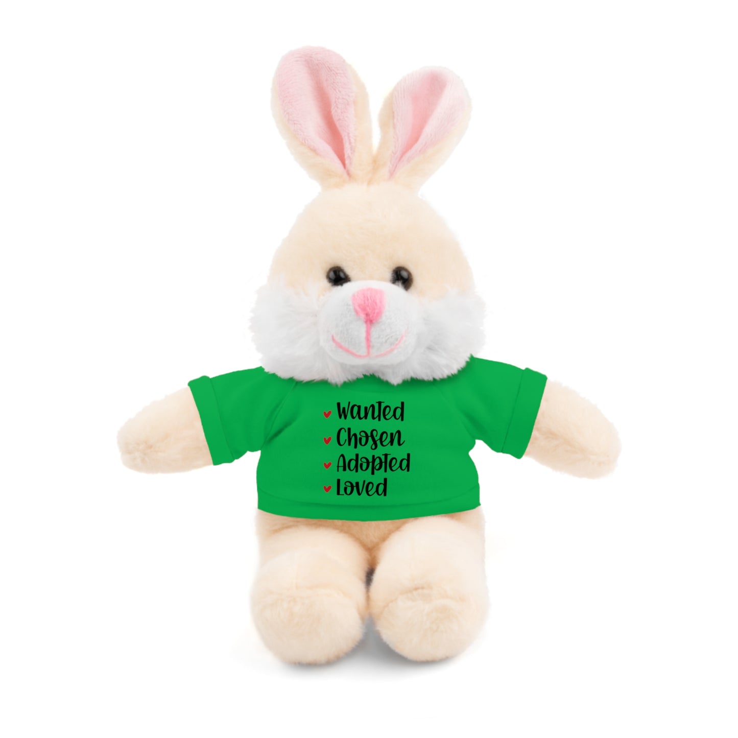 Stuffed Animals with Family Adoption Tee