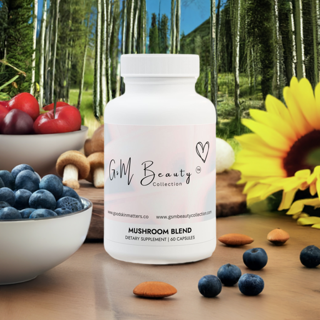 a) Mushroom Blend Supplement (60 Capsules)